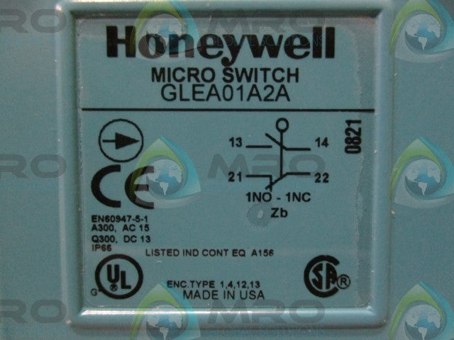 HONEYWELL GLEA01A2A LIMIT SWITCH AS IS *NEW NO BOX*