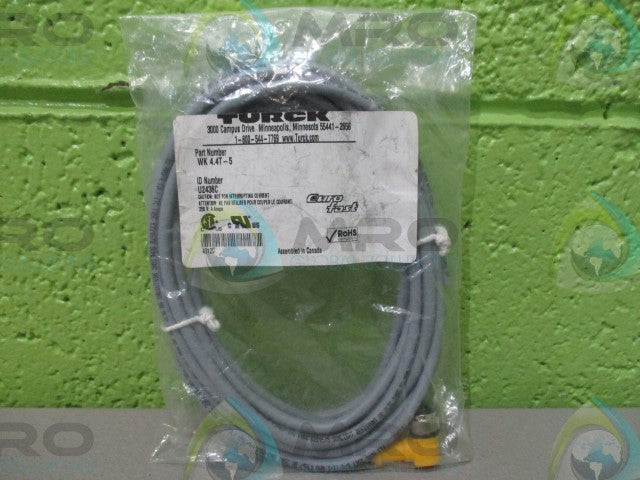 TURCK WK 4.4T-5 (U2436C) CORDSET *NEW IN ORIGINAL PACKAGE*