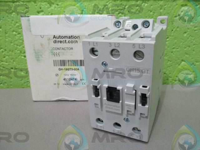AUTOMATION DIRECT GH-15GT3-00A CONTACTOR (120V, 60HZ) *NEW IN BOX*