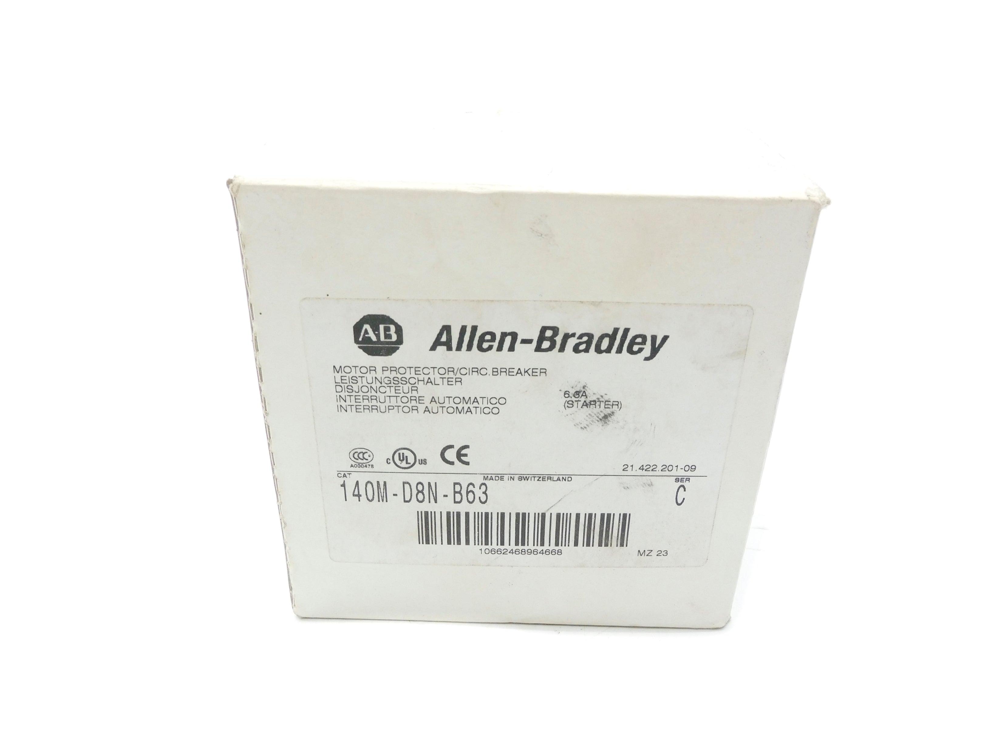 ALLEN BRADLEY 140M-D8N-B63 SER. C 6.3A NSMP