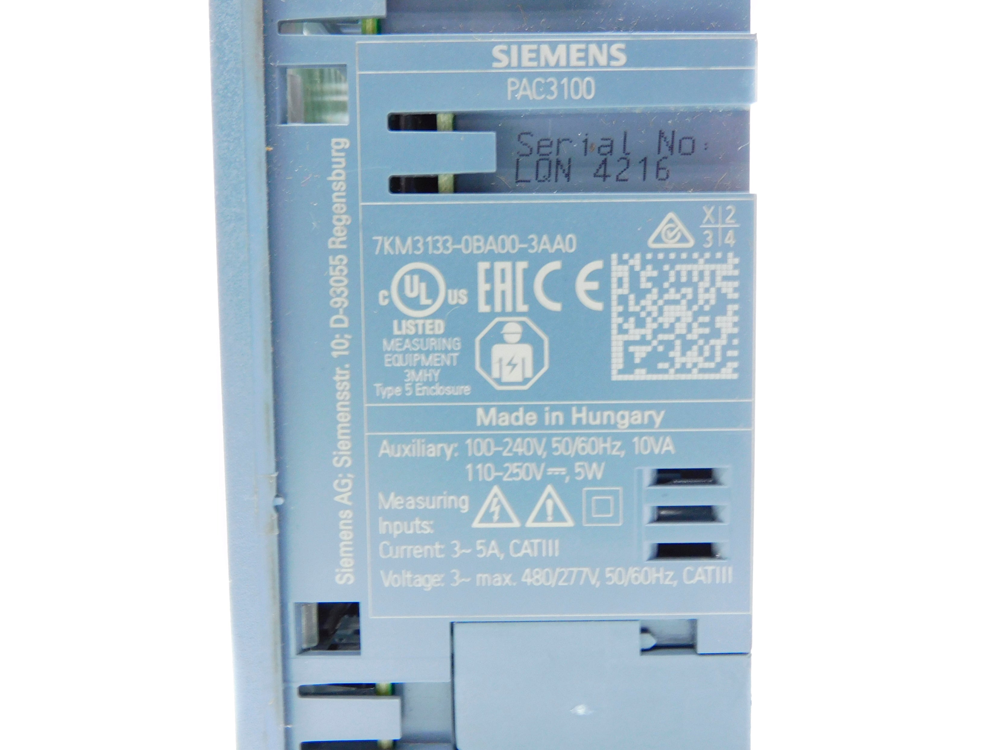 SIEMENS 7KM3133-0BA00-3AA0 100-240V NSNP