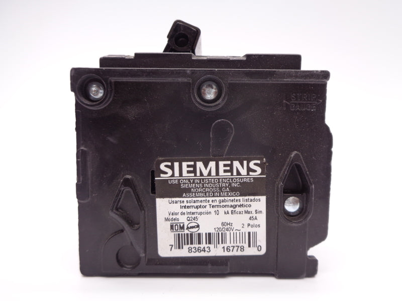 SIEMENS Q245 45A 120/240V NSNP