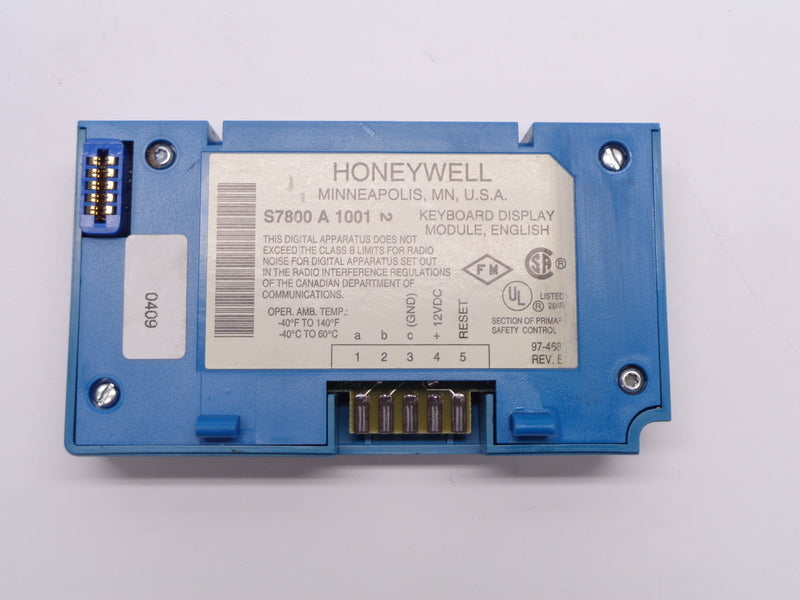 HONEYWELL S7800-A-1001 UNMP