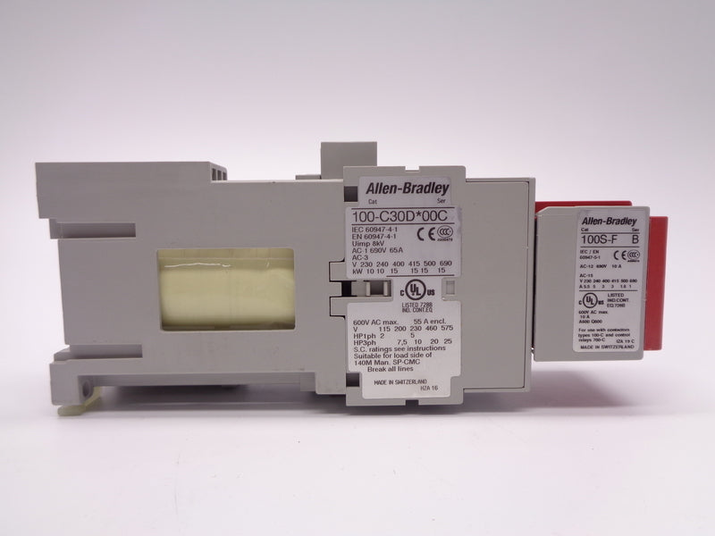 ALLEN BRADLEY 100S-C30DJ14C SER. C 24VDC (BR/WH) NSMP