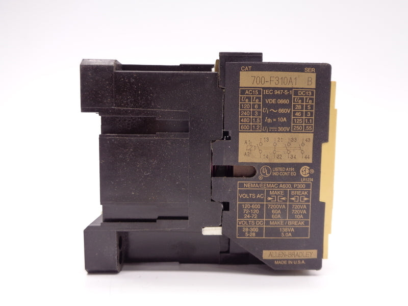 INDUSTRIAL SPARE PART 700-F310A1 SER. B 110/120V 10A NSNP