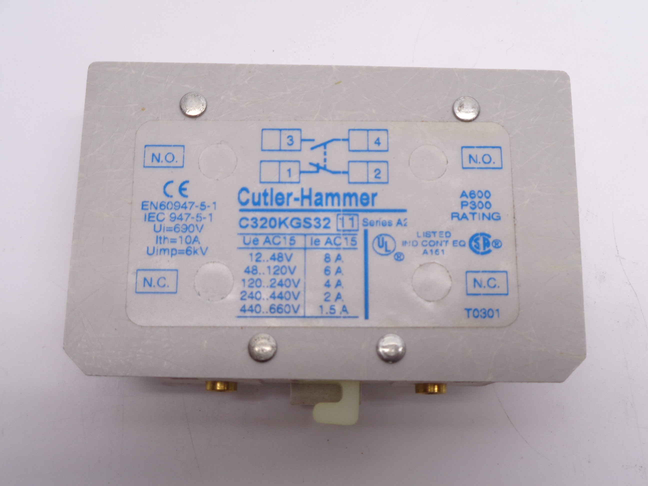 CUTLER HAMMER C320KGS32 SER. A2 NSNP