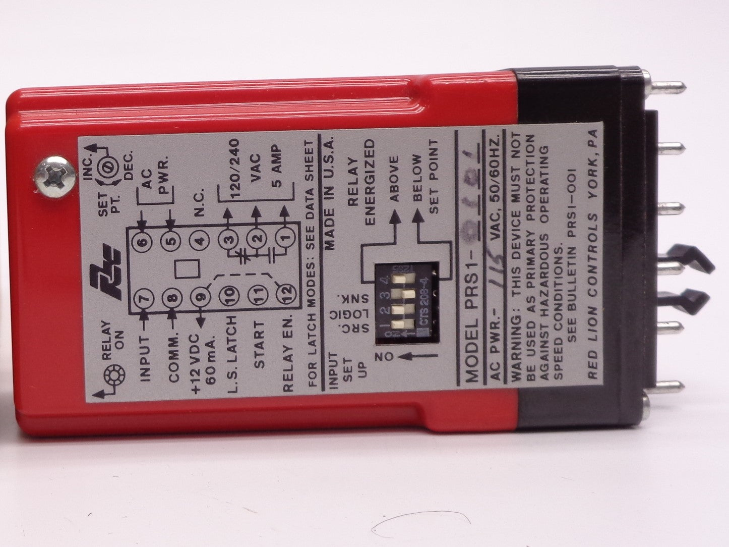 RED LION PRS10101 115VAC 50/60HZ UNMP