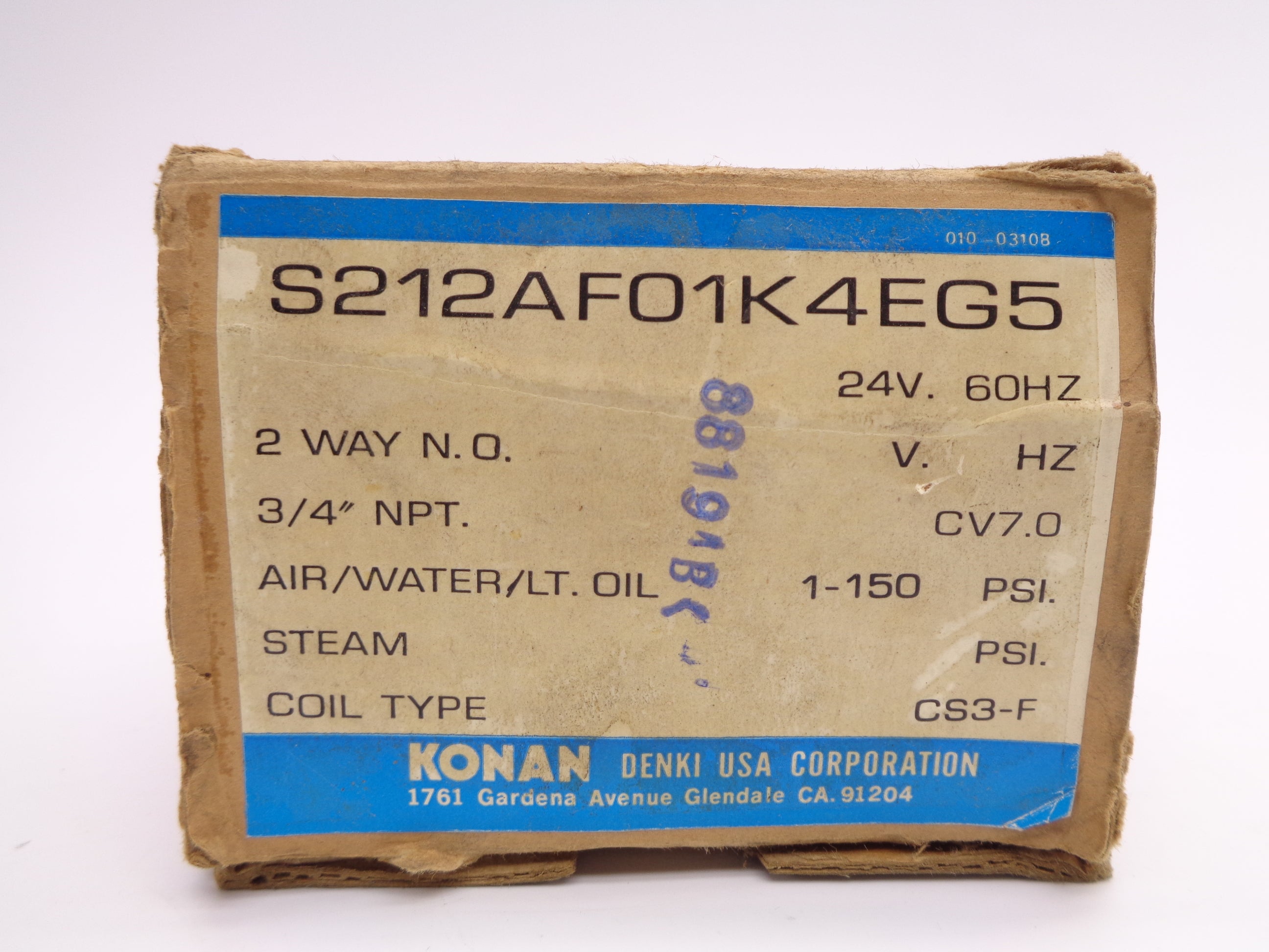 KONAN S212AF01K4EG5 24V, 60HZ NSMP