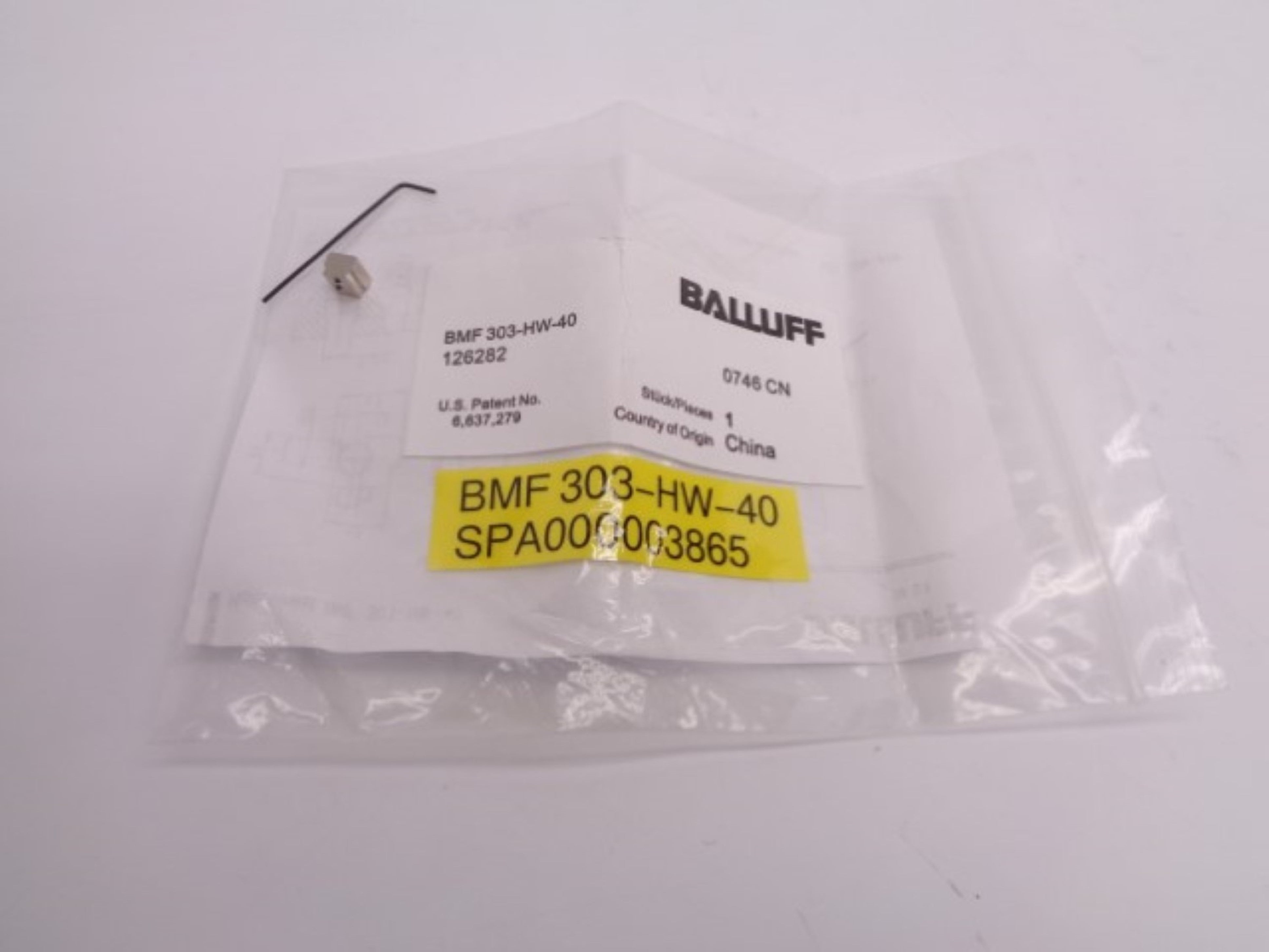 BALLUFF BMF303-HW-40 BAM00L4 NSMP