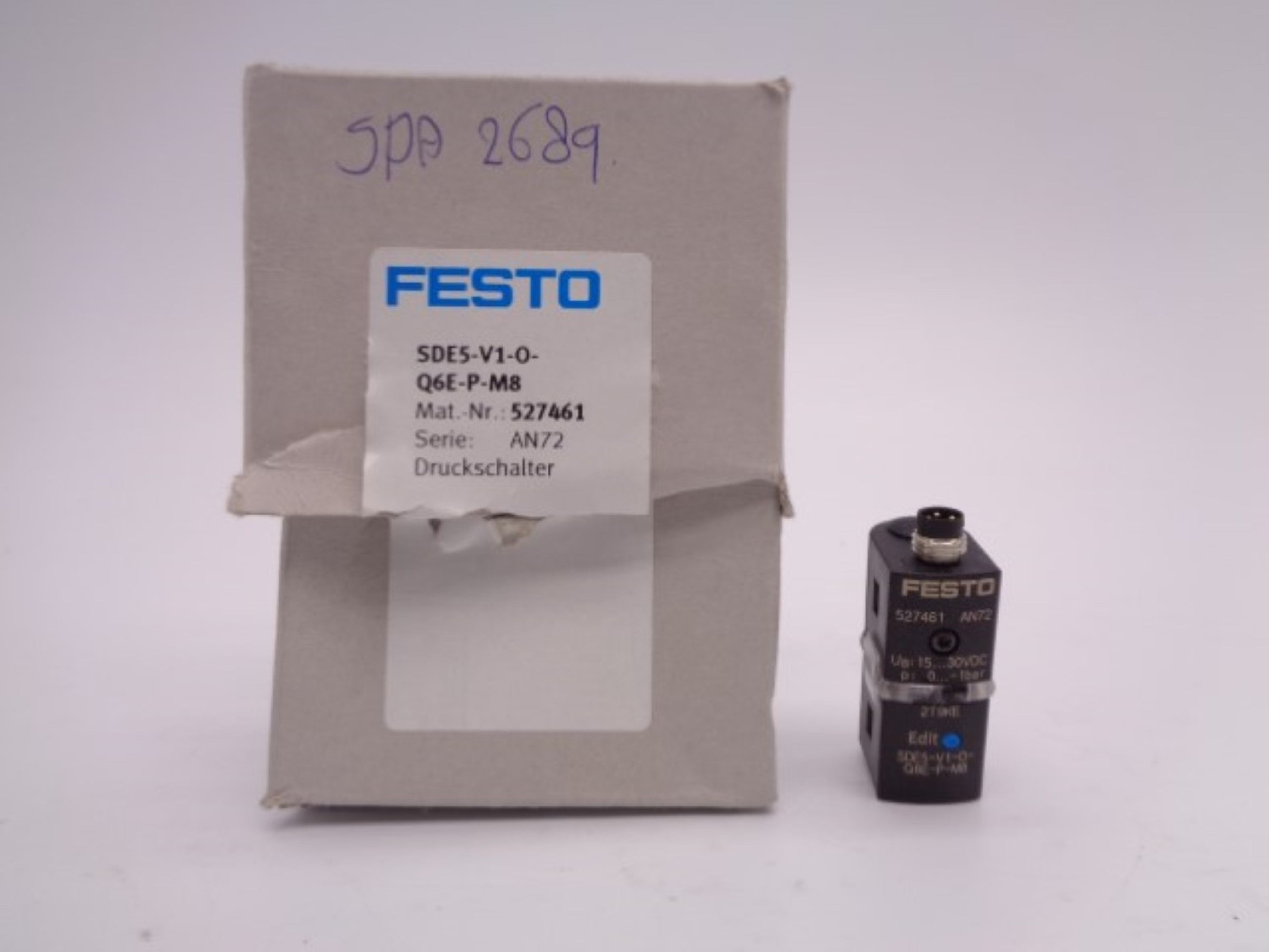FESTO SDE5-V1-0-Q6E-P-M8 527461 (AS PICTURED) NSMP