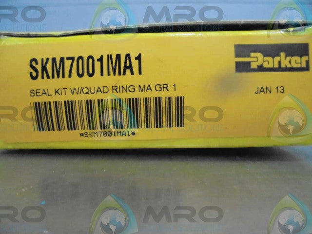 PARKER SKM7001MA1 SEAL KIT W/QUAD RING MA GR1 *NEW IN BOX*