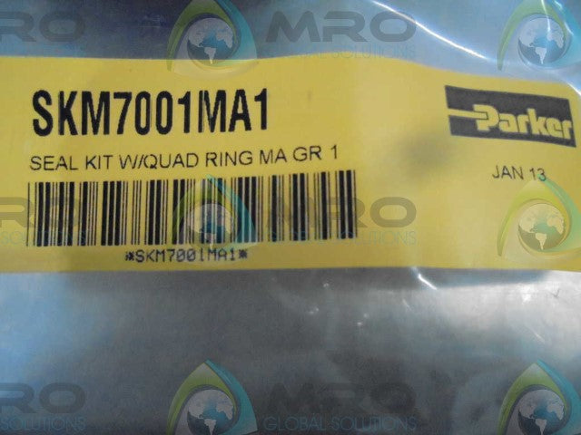 PARKER SKM7001MA1 SEAL KIT W/QUAD RING MA GR1 *NEW IN BOX*