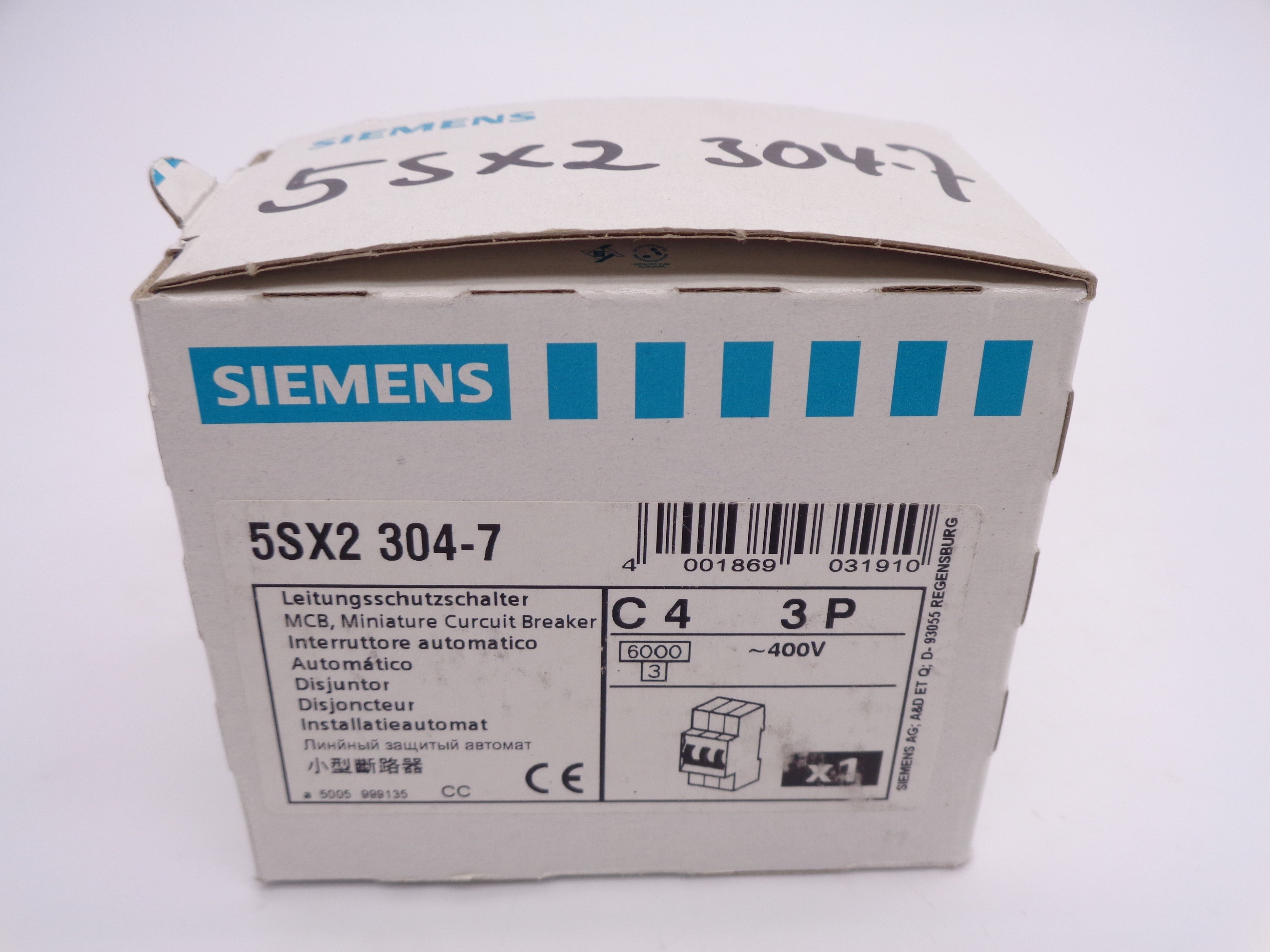 SIEMENS 5SX2304-7 4A 480VAC NSMP