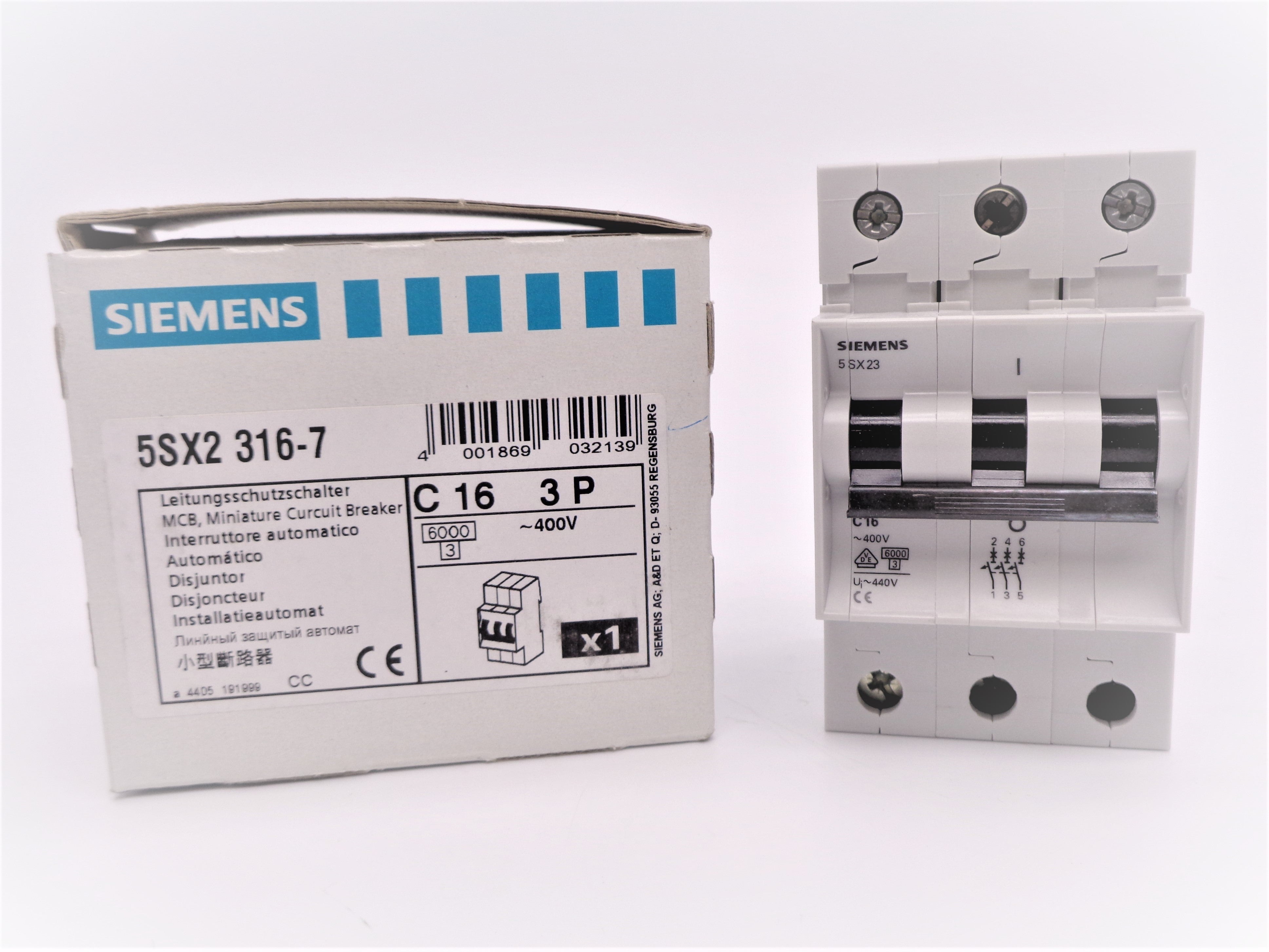 SIEMENS 5SX2316-7 16A 400V NSMP