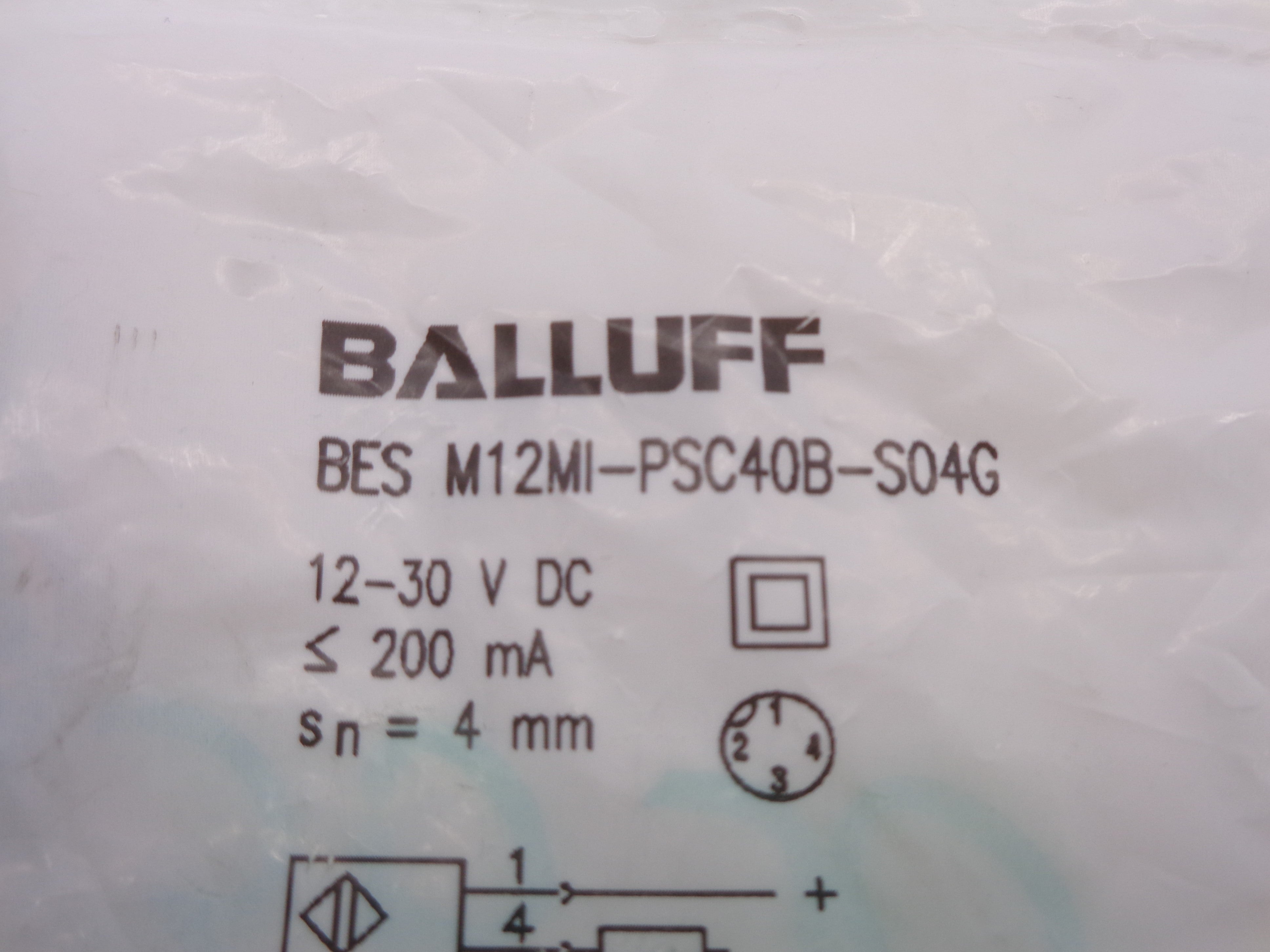 BALLUFF BES M12MI-PSC40B-S04G NSMP
