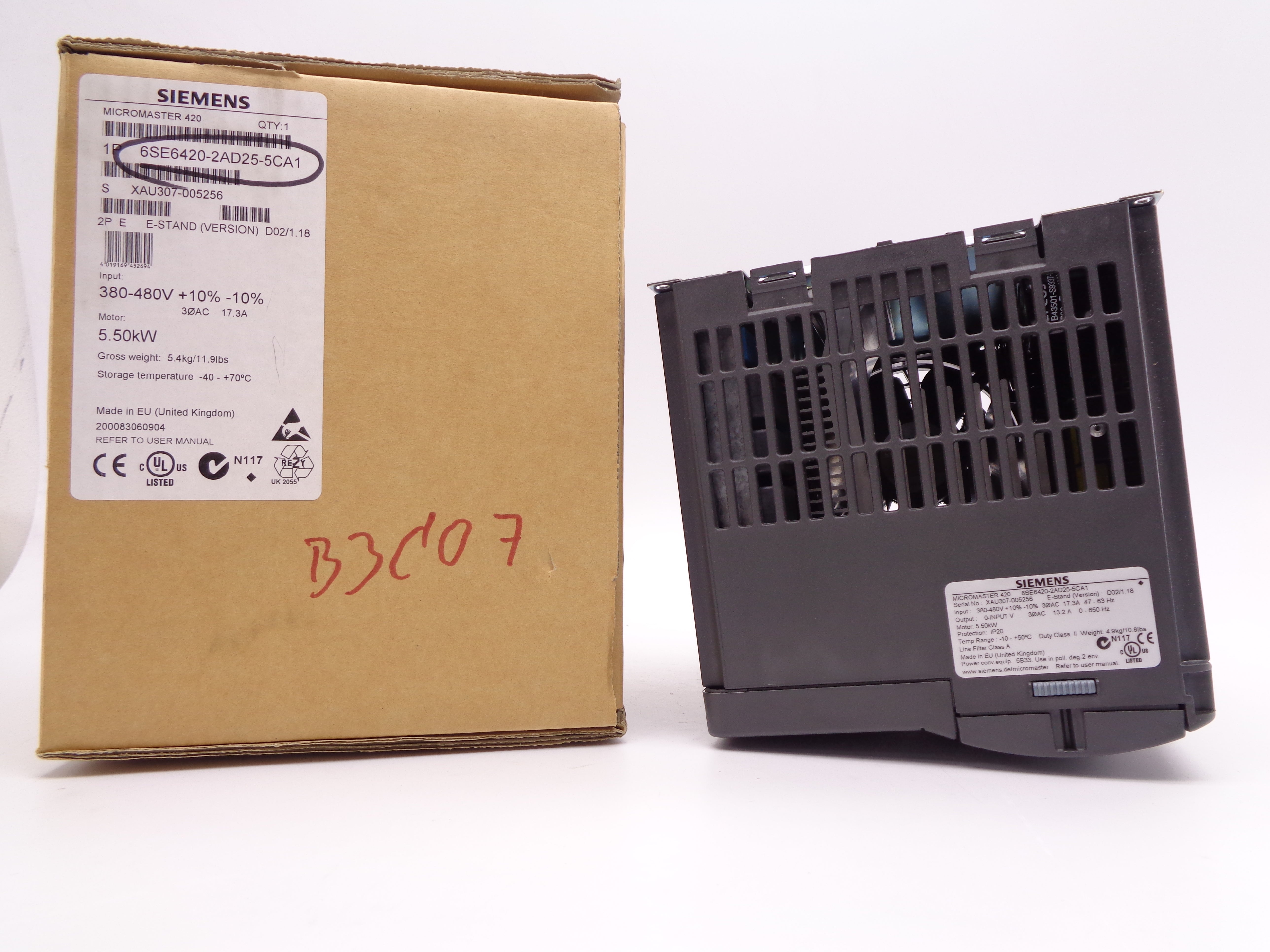SIEMENS 6SE6420-2AD25-5CA1 NSMP