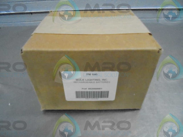 MULE LIGHTING INC. PM 640 RECHARGEABLE BATTERIES *FS*