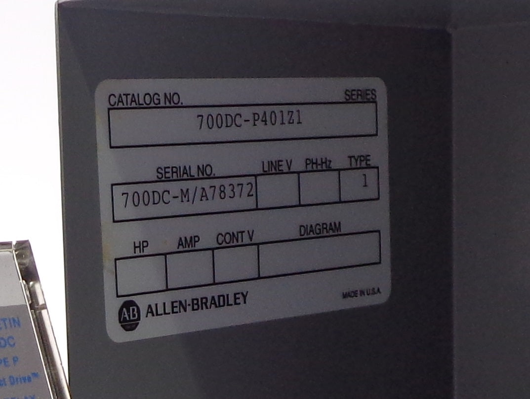 INDUSTRIAL SPARE PART 700DC-P401Z1 NSNP