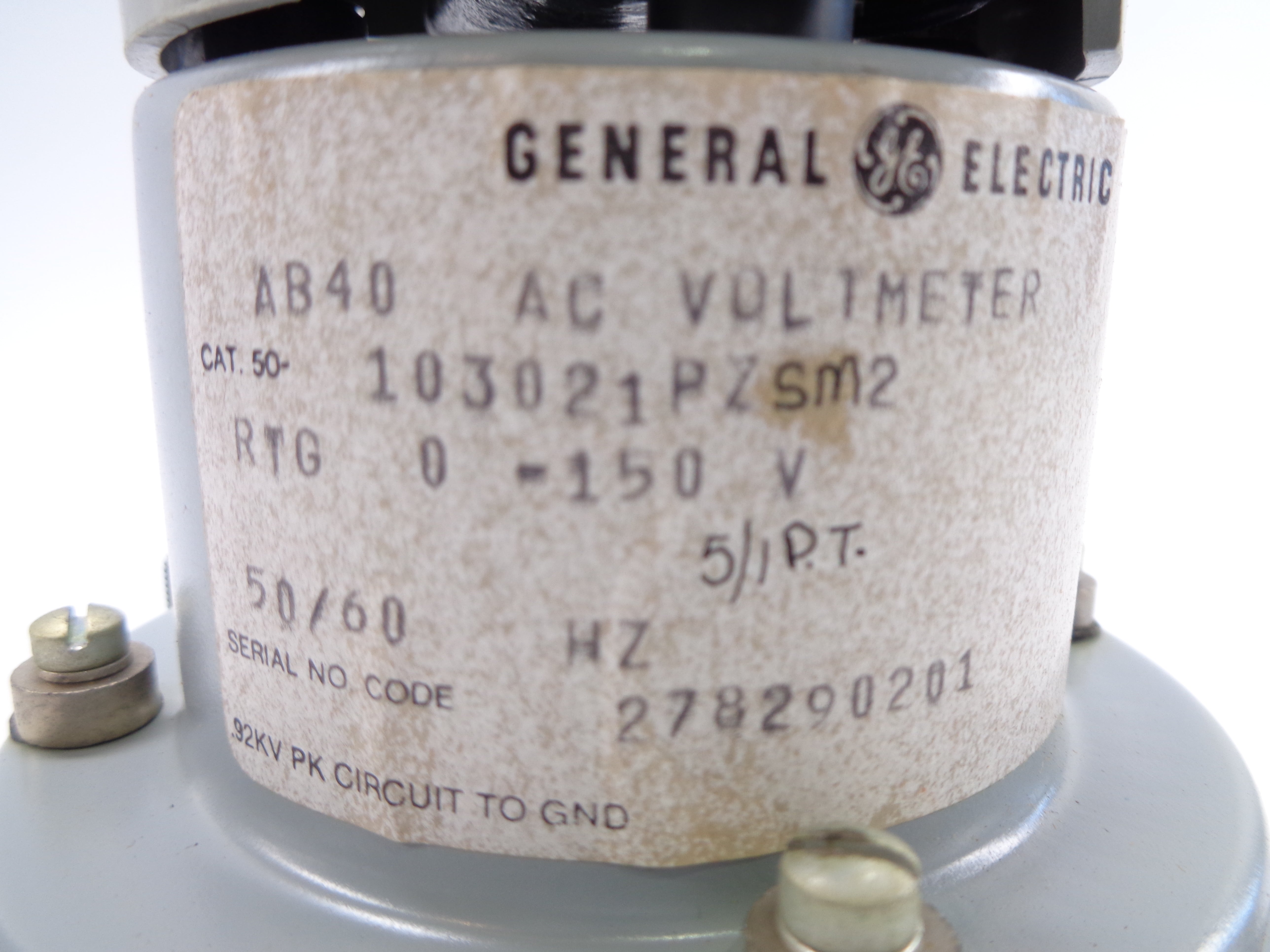GENERAL ELECTRIC 6476K51065 0-750 NSNP
