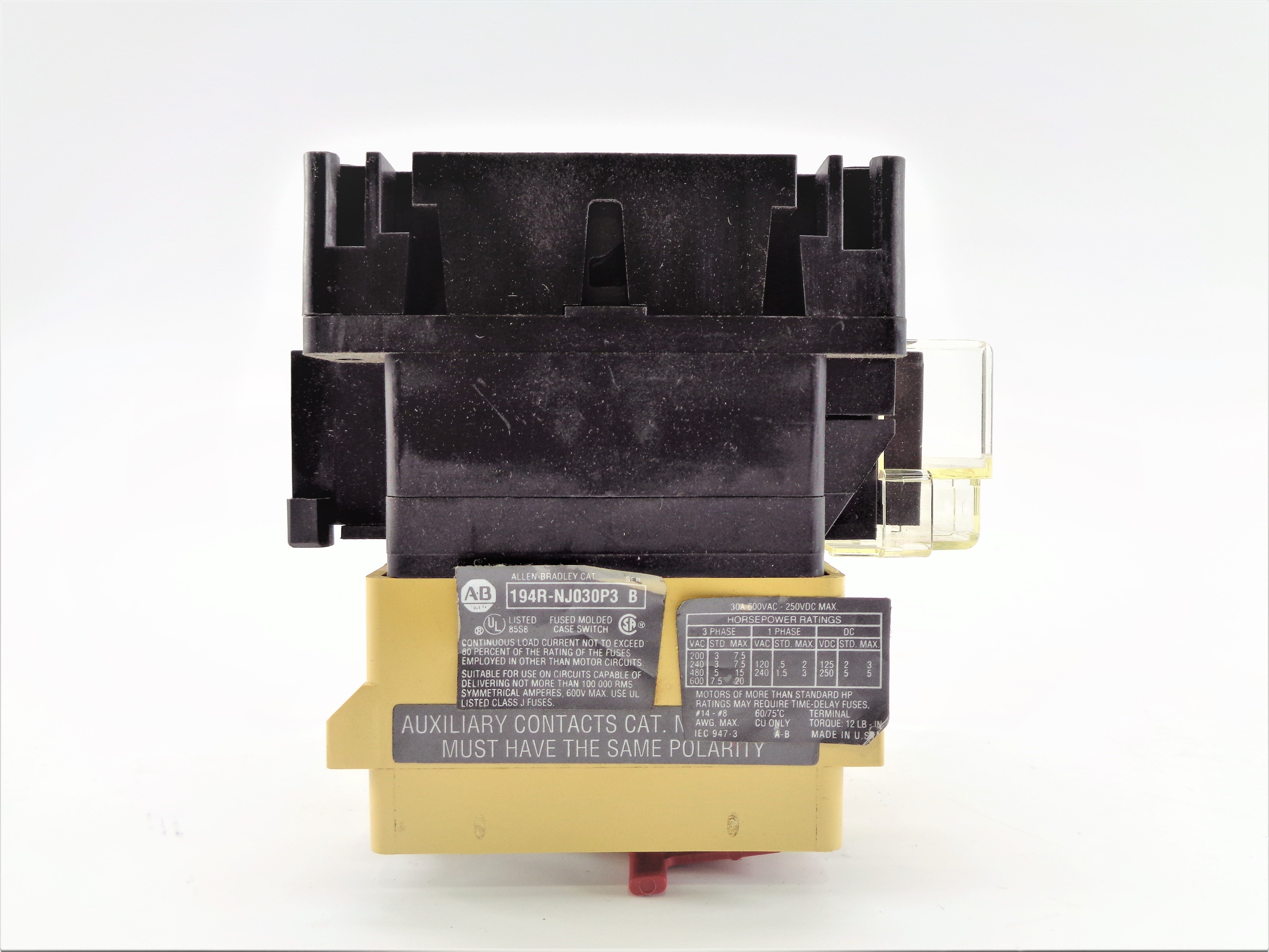 ALLEN BRADLEY 194R-NJ030P3 SER. B (AS PICTURED1) NSNP