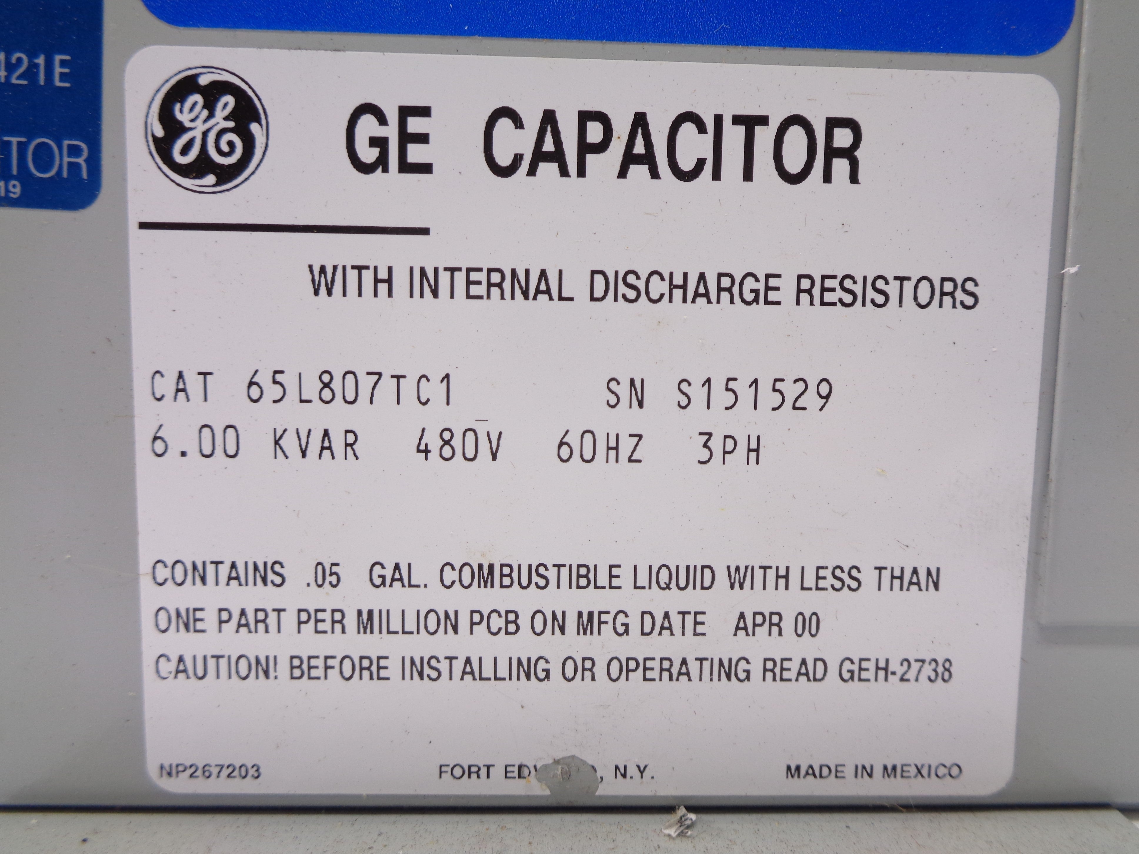 GENERAL ELECTRIC 65L807TC1 (AS PICTURED) NSNP