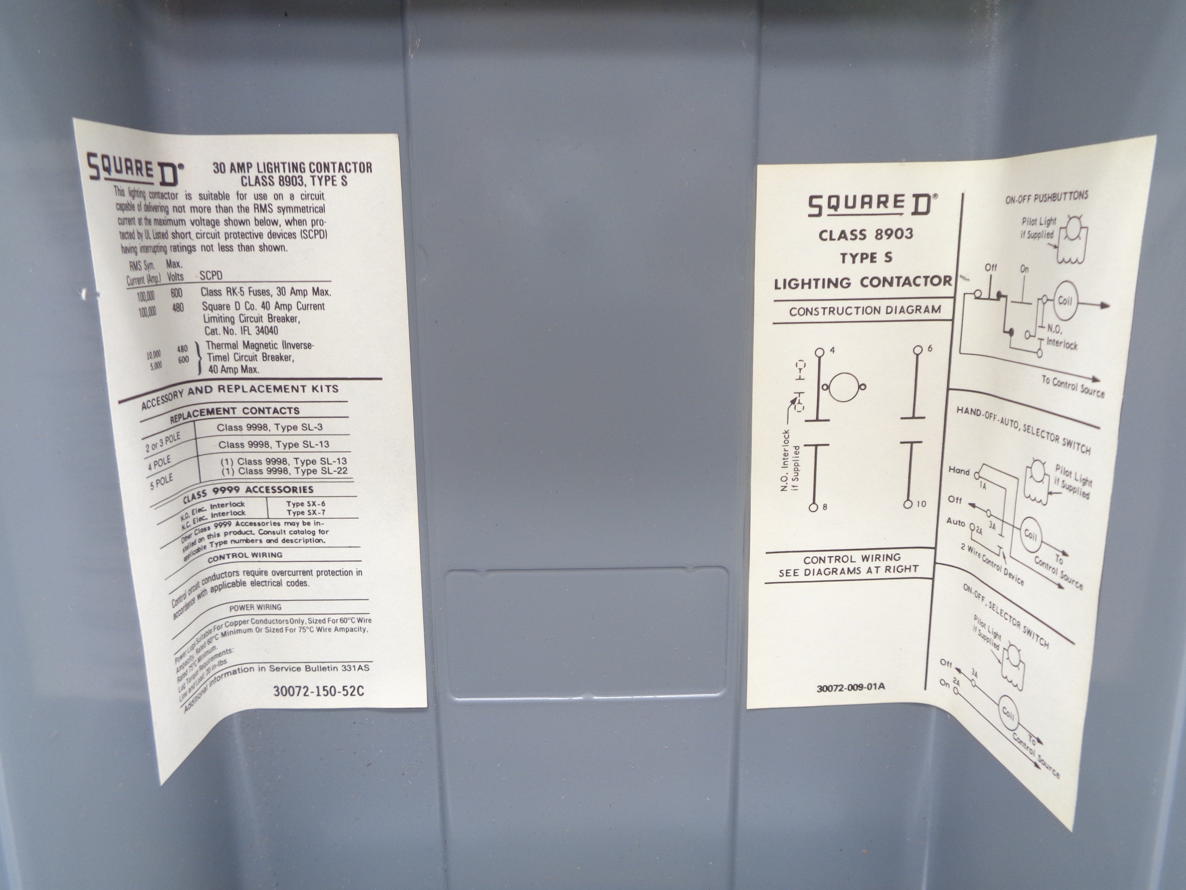 SQUARE D 8903S NSNP
