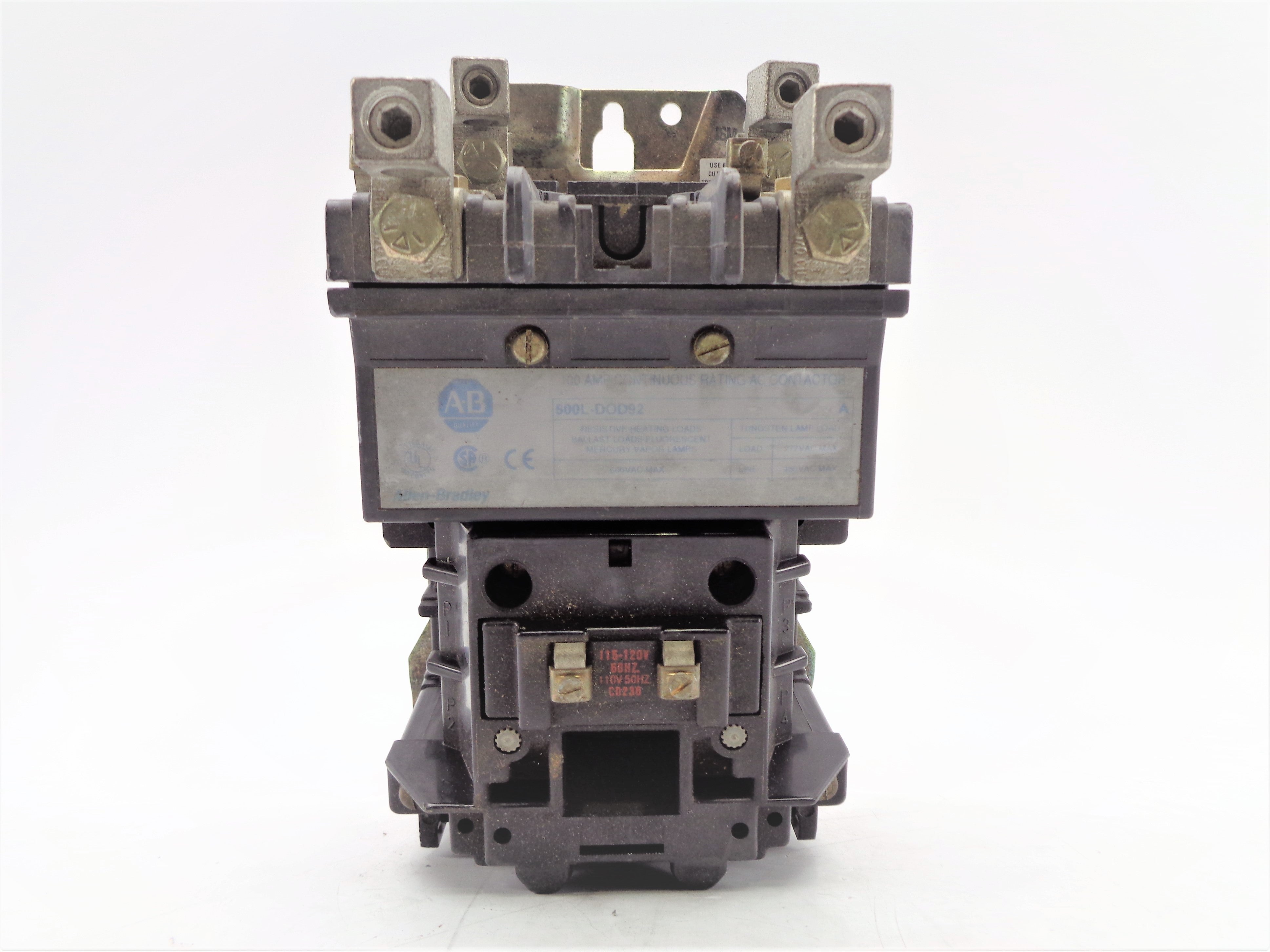 INDUSTRIAL SPARE PART 500L-DOD92 SER. A 110/115-120V 100A NSNP