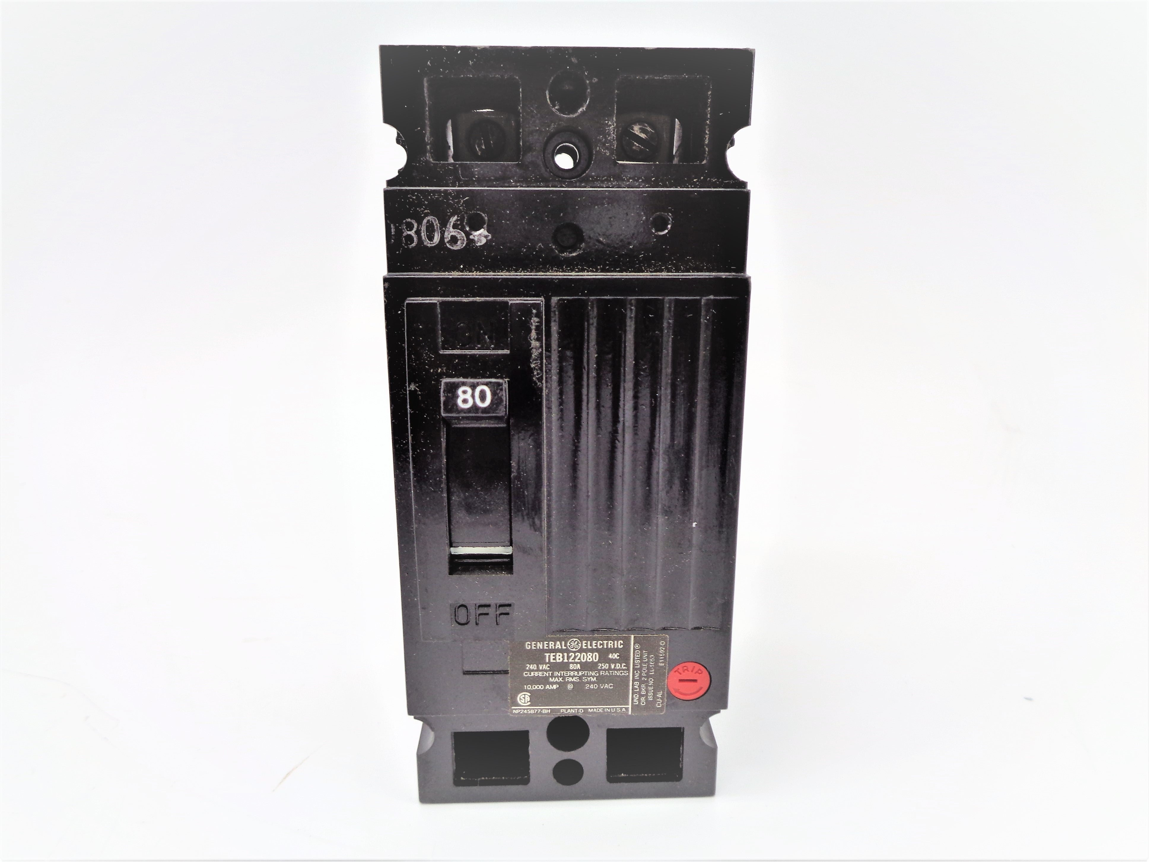 GENERAL ELECTRIC TEB122080 80A 250V NSNP