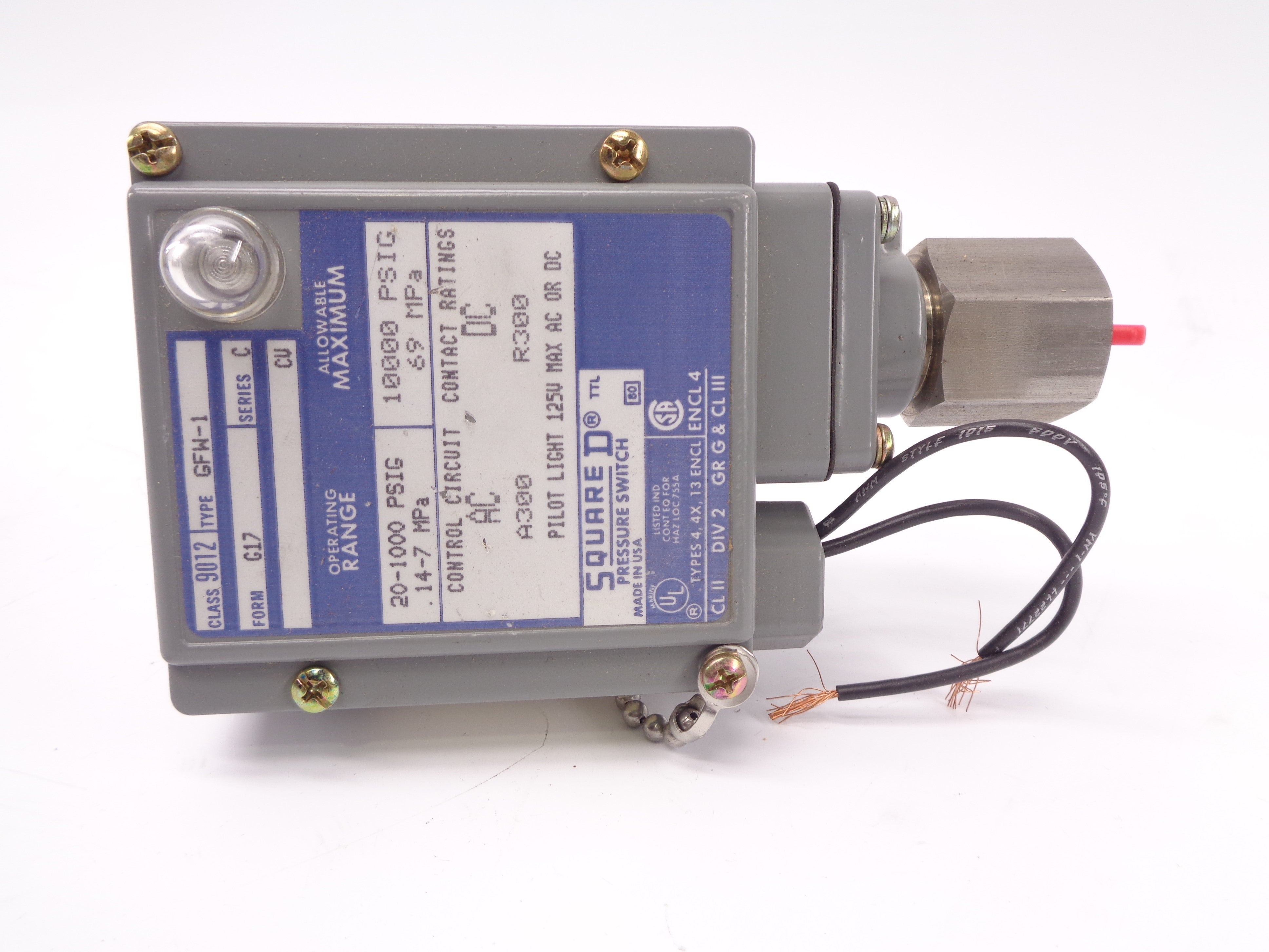 SQUARE D 9012GFW-1G17 SER. C NSNP