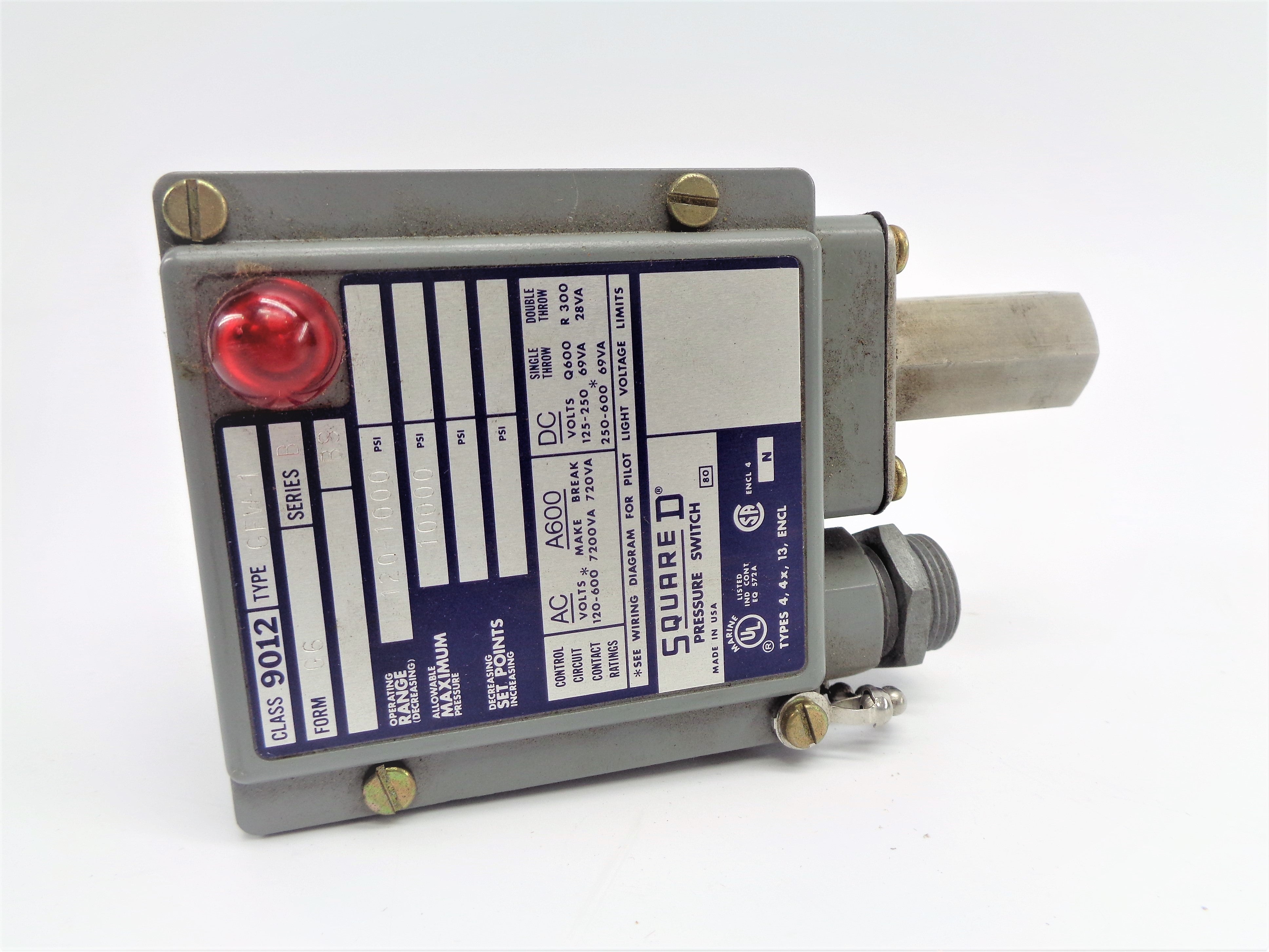 SQUARE D 9012GFW-1G6 SER. B NSNP