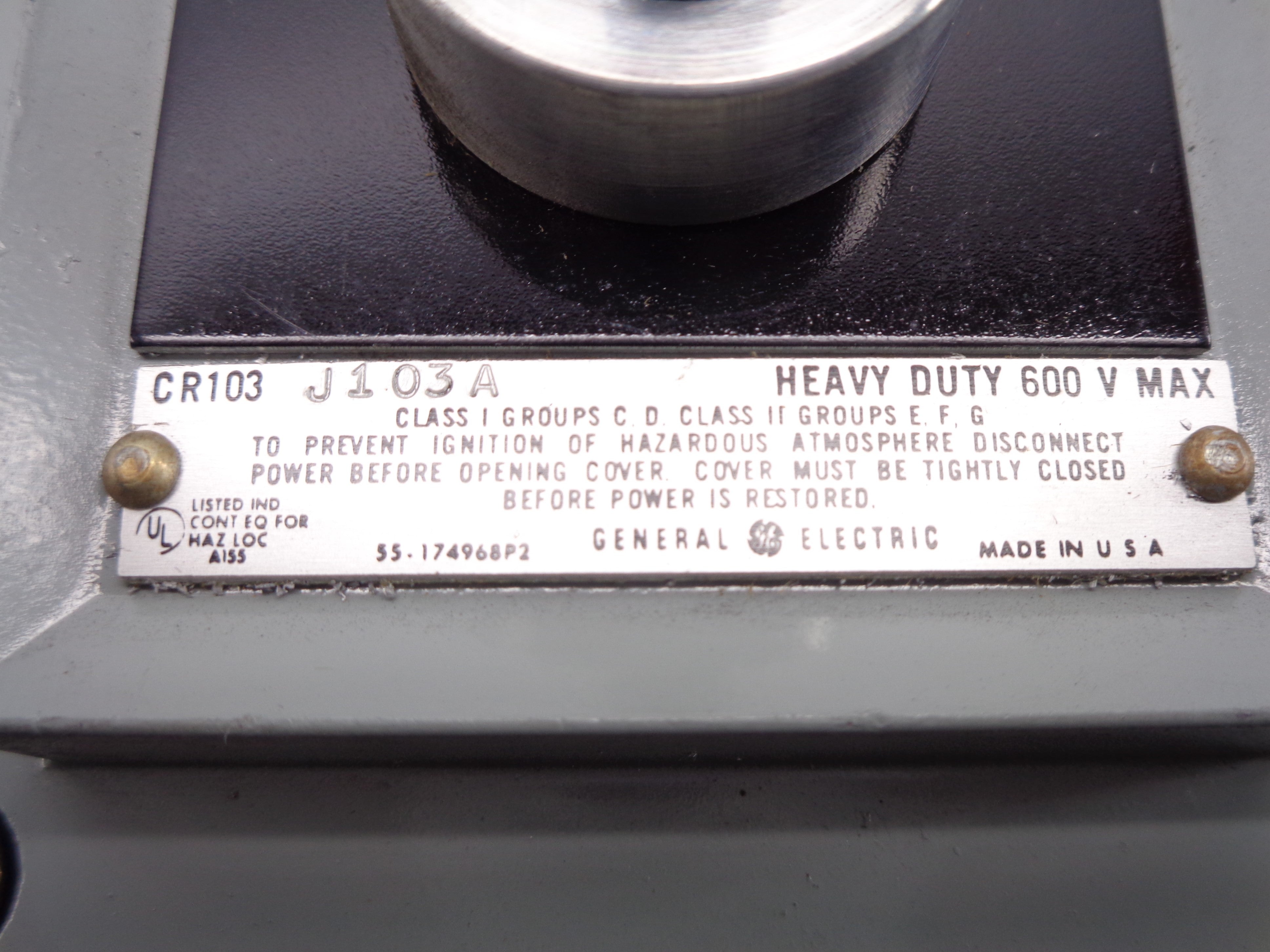 GENERAL ELECTRIC CR103J103A NSNP