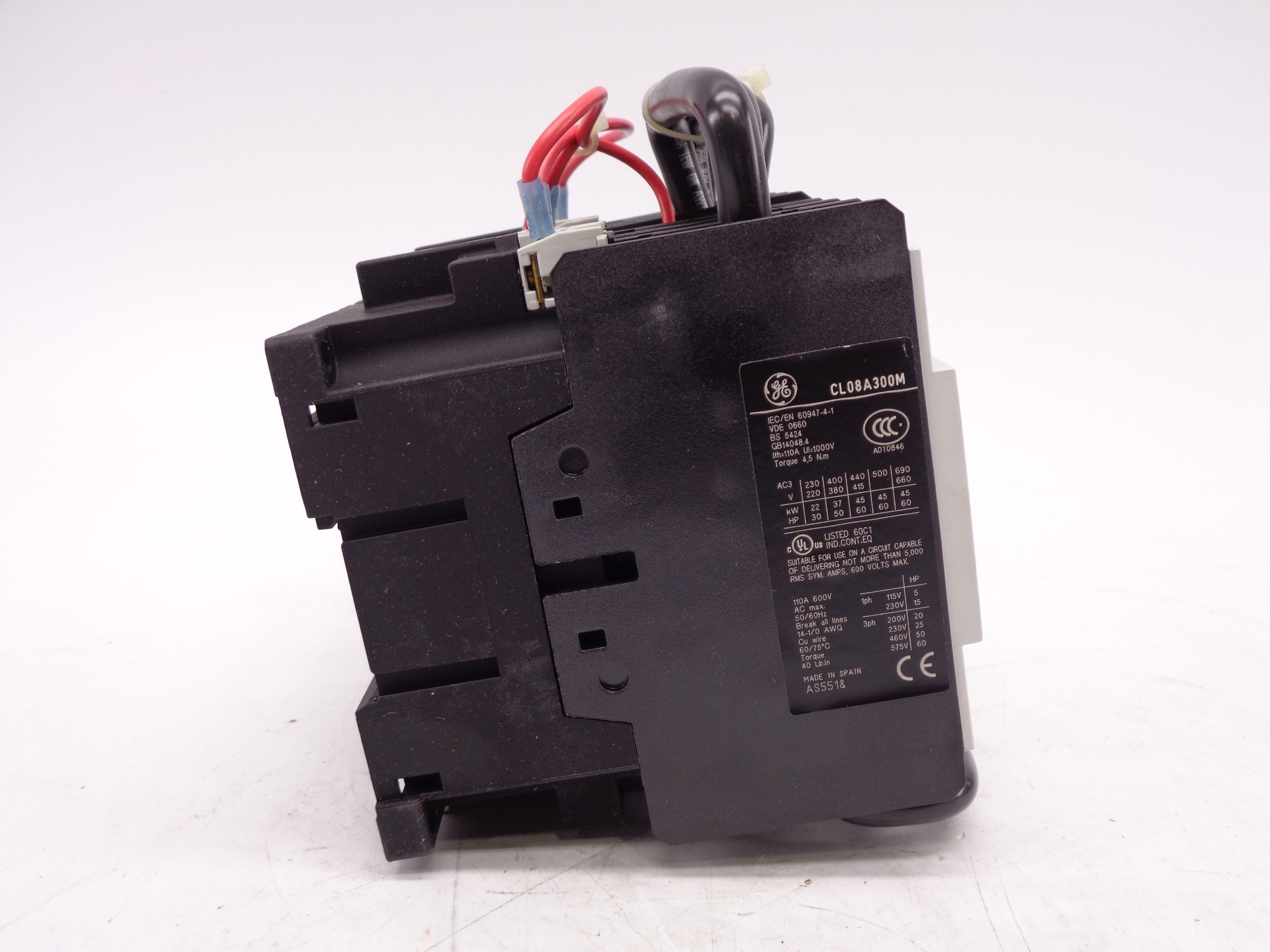 GENERAL ELECTRIC CL08A300M 10A 600V (AS PICTURED) NSNP