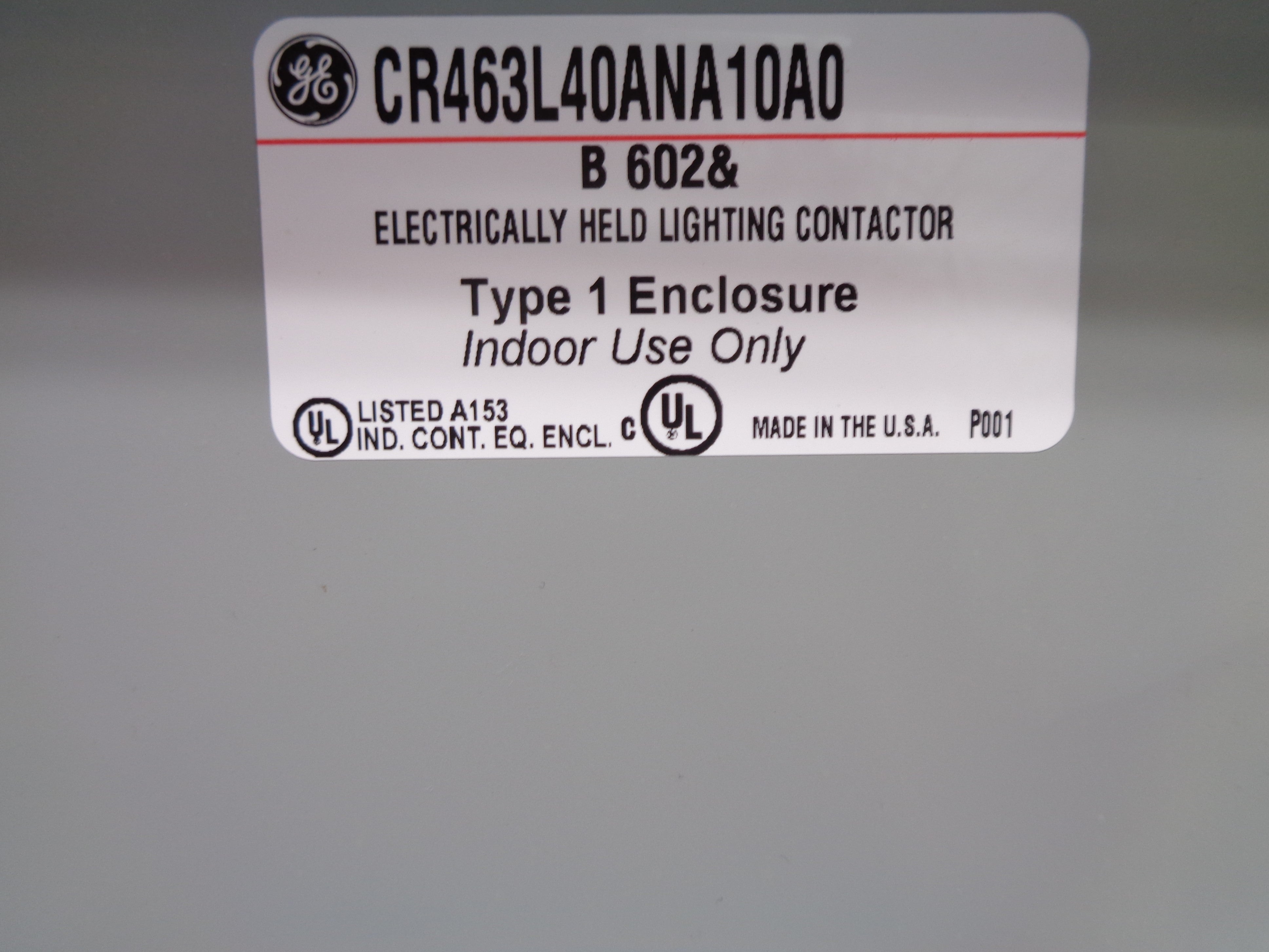 GENERAL ELECTRIC CR463L40ANA10A0 (AS PICTURED) NSNP