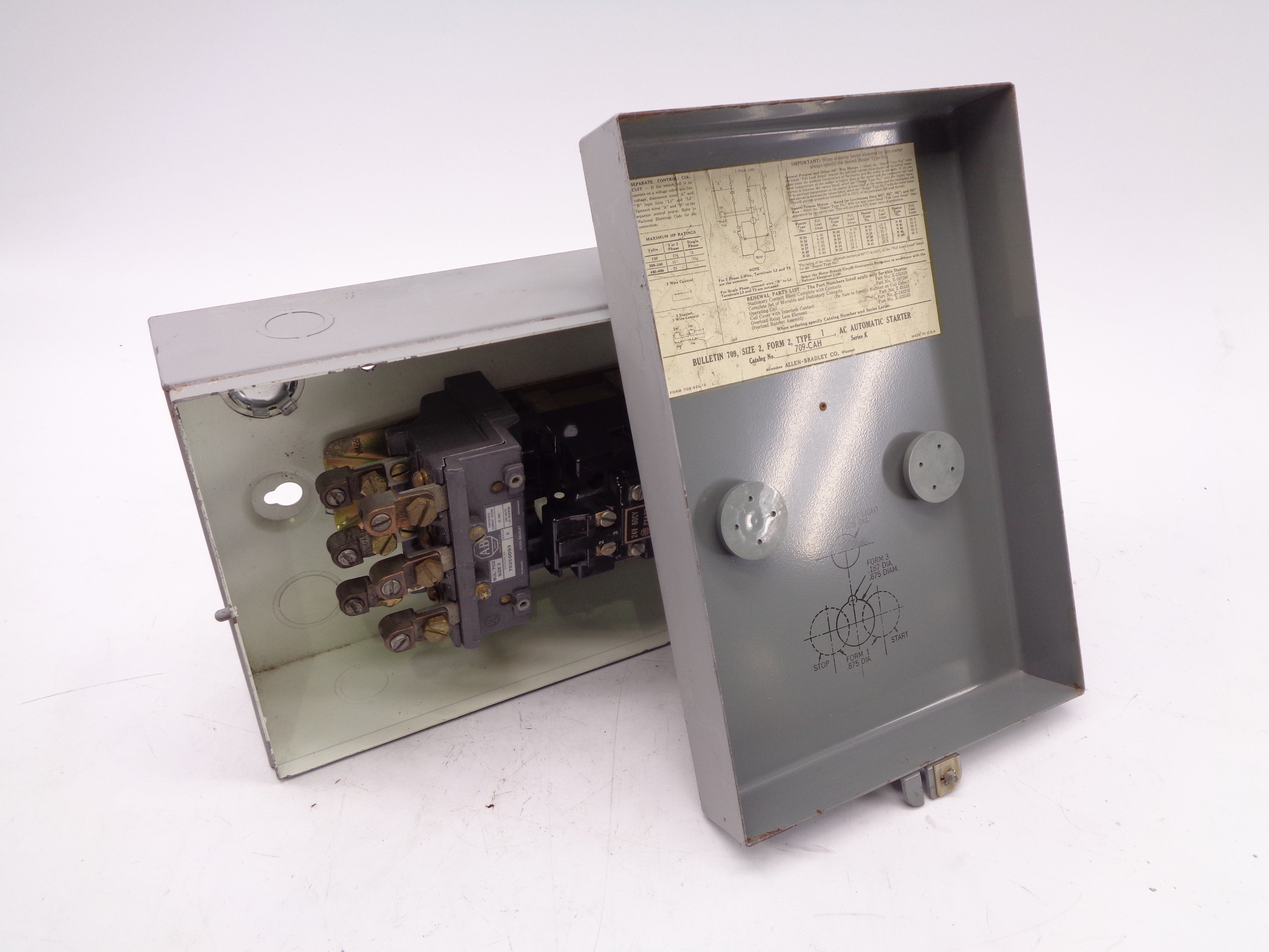 INDUSTRIAL SPARE PART 709-CAH SER. K UNMP