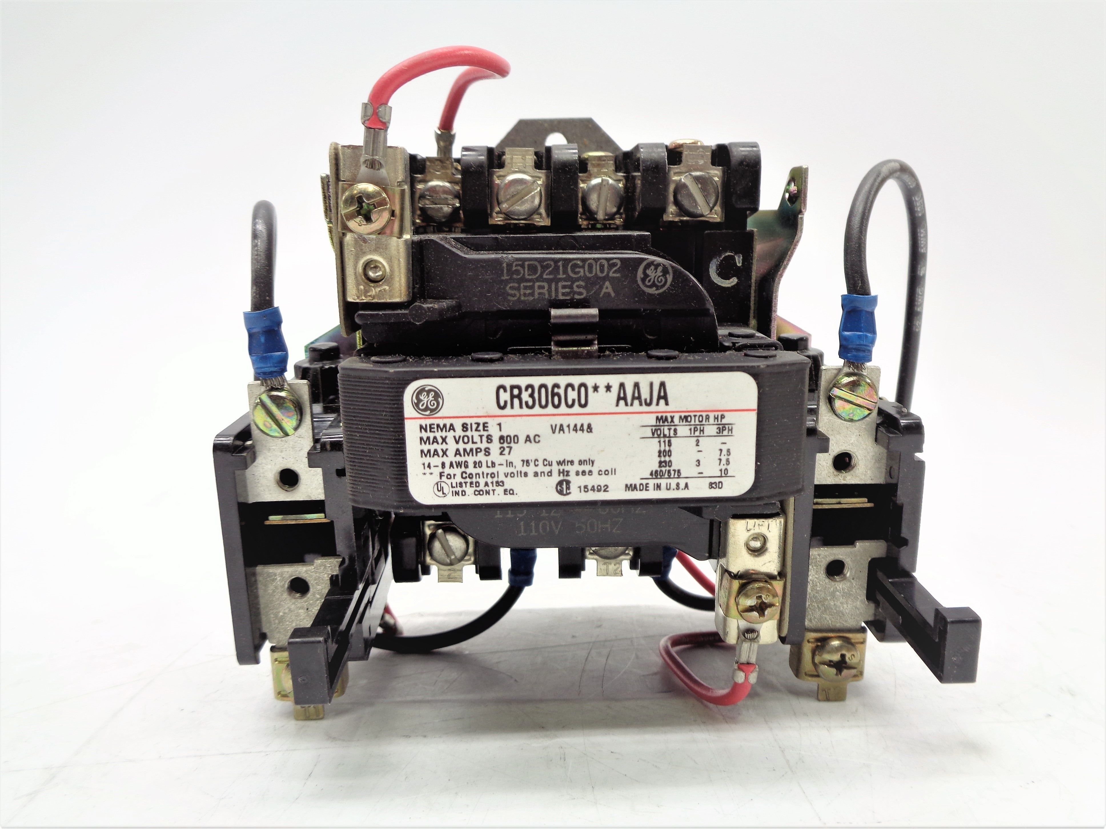 CUTLER HAMMER CR306C002AAJA 27A 600VAC NSNP