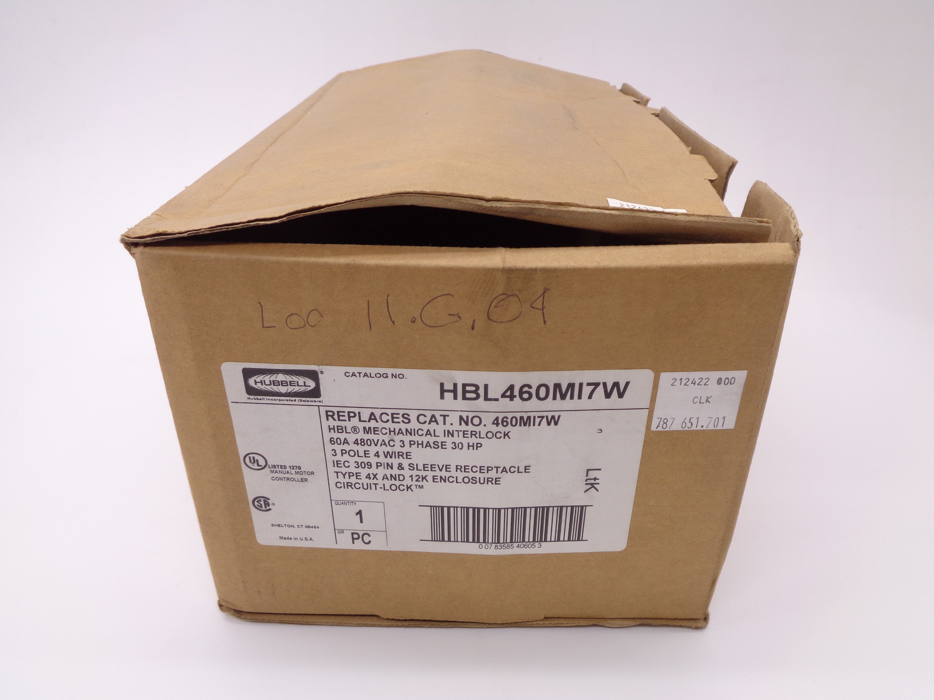 HUBBELL HBL460MI7W 480V 60A NSMP