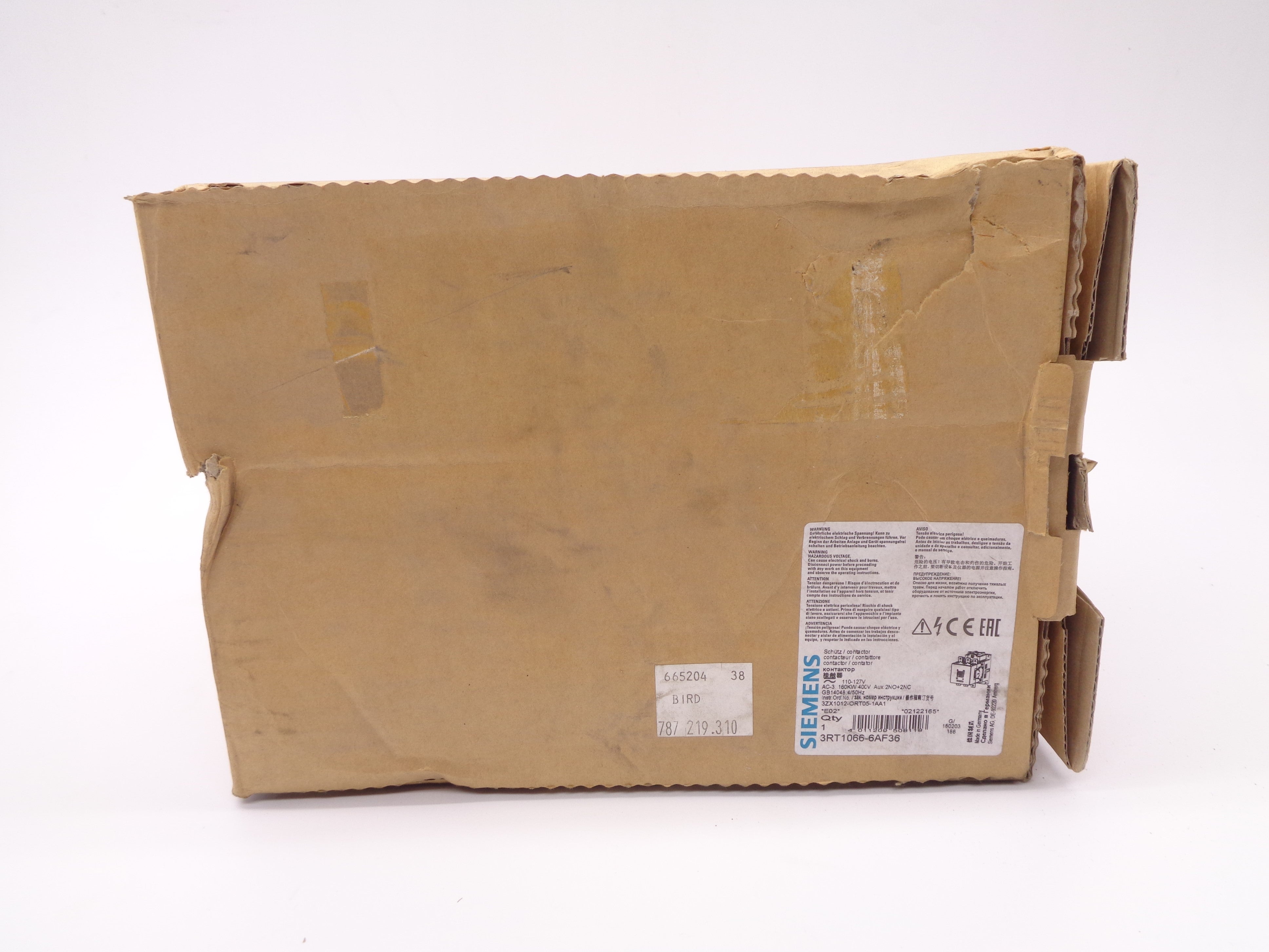 SIEMENS 3RT1066-6AF36 400V NSMP