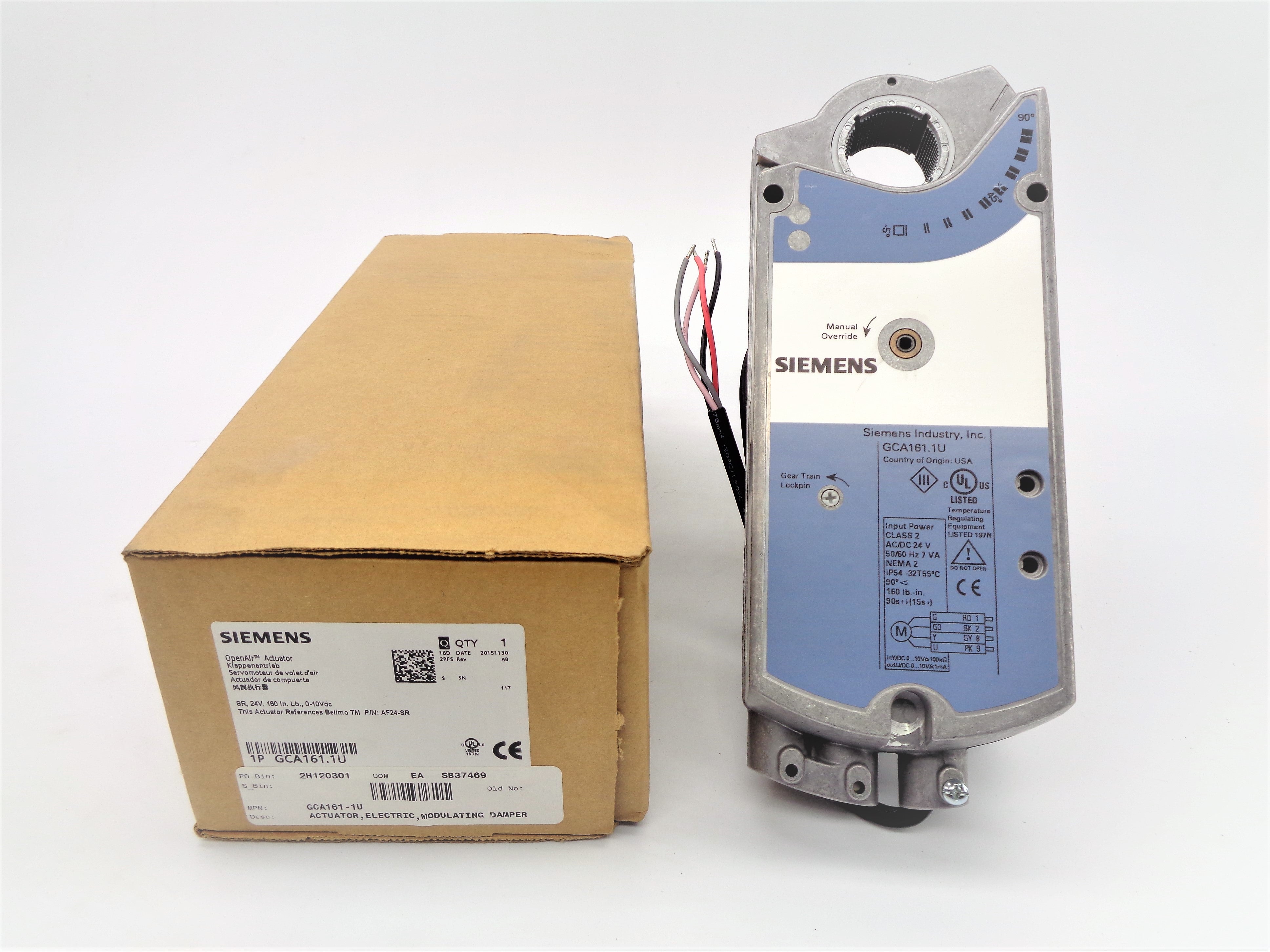 SIEMENS GCA161.1U NSMP