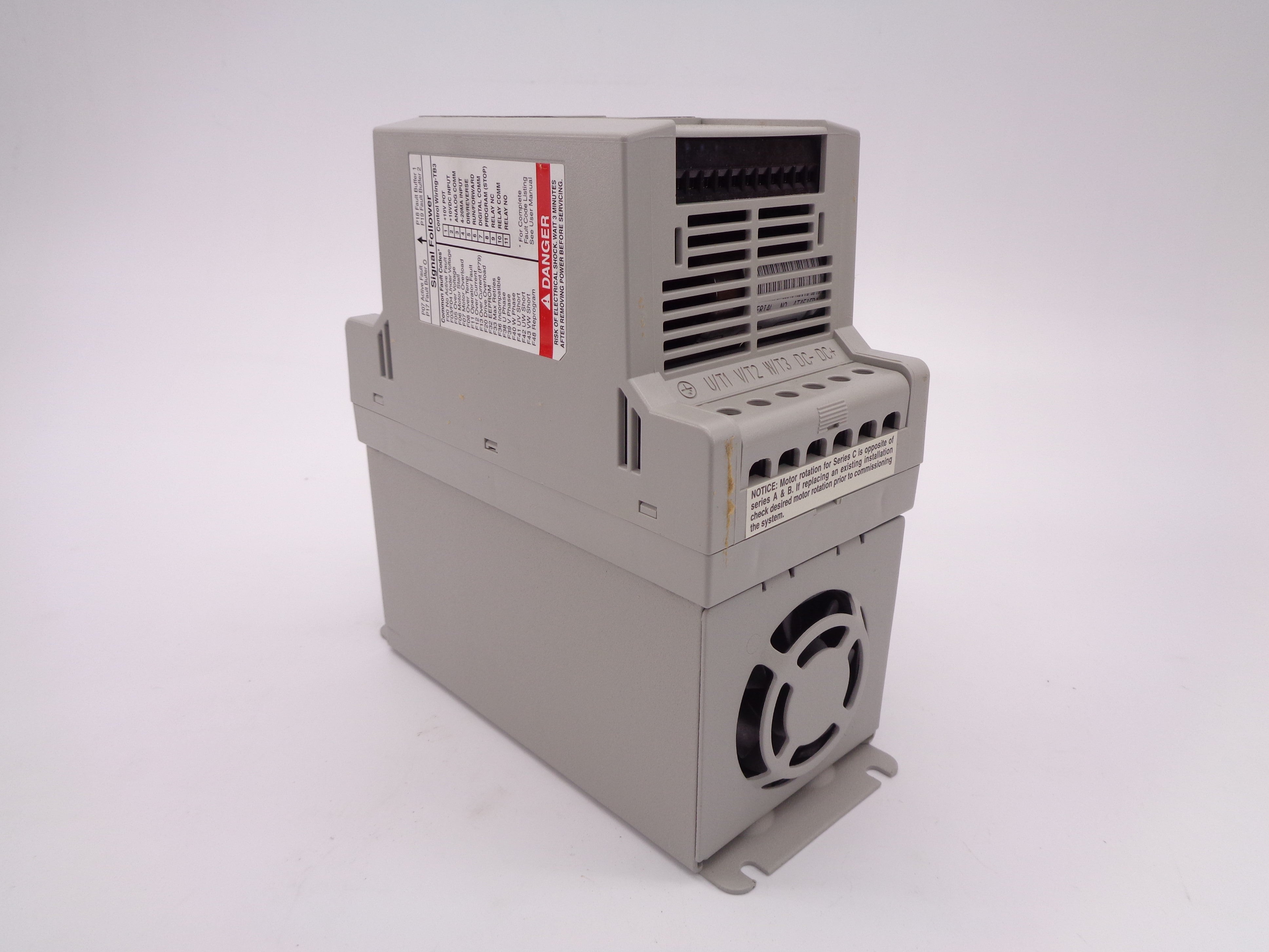 ALLEN BRADLEY 160-BA10NSF1 SER. C F/W 7.06 380-460V 12.2A NSMP