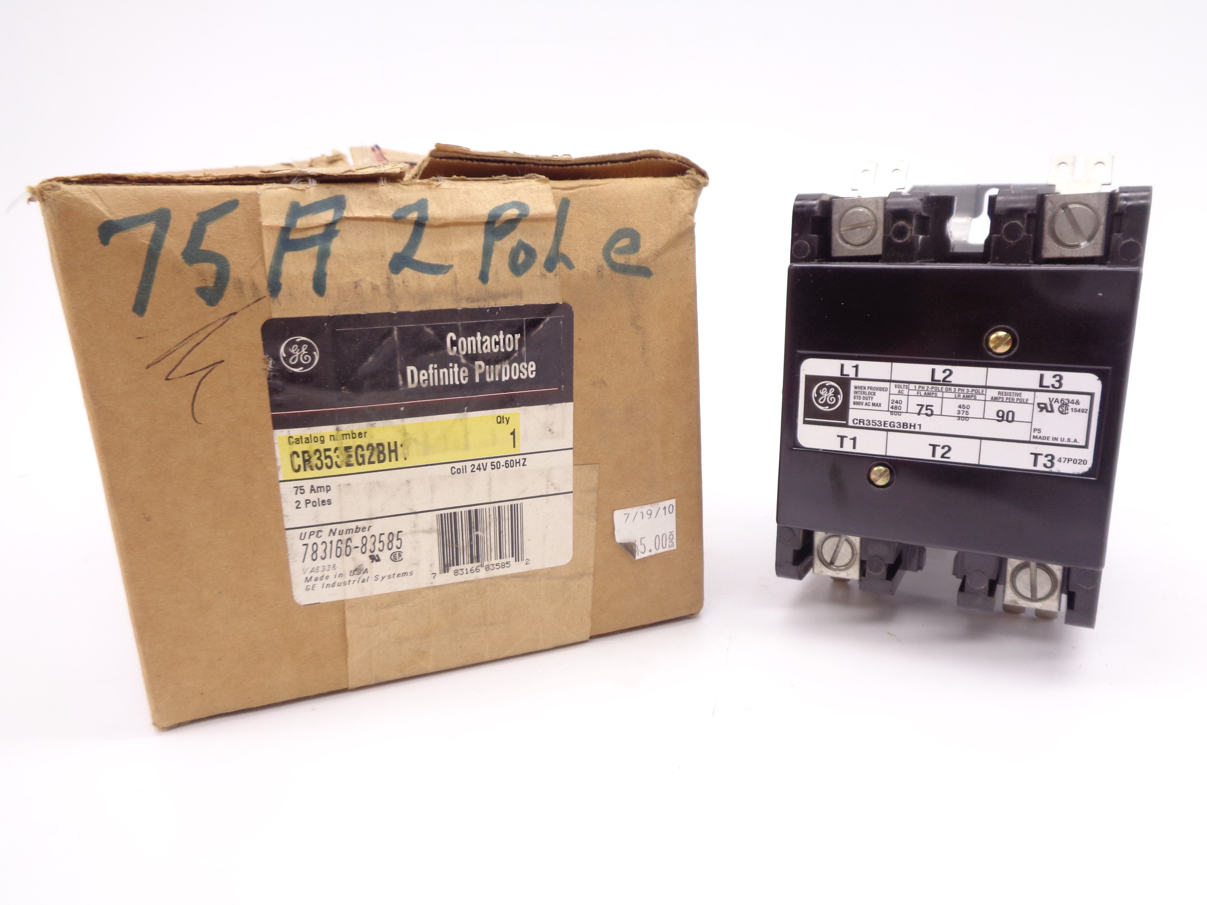 GENERAL ELECTRIC CR353EG2BH1 24V NSMP