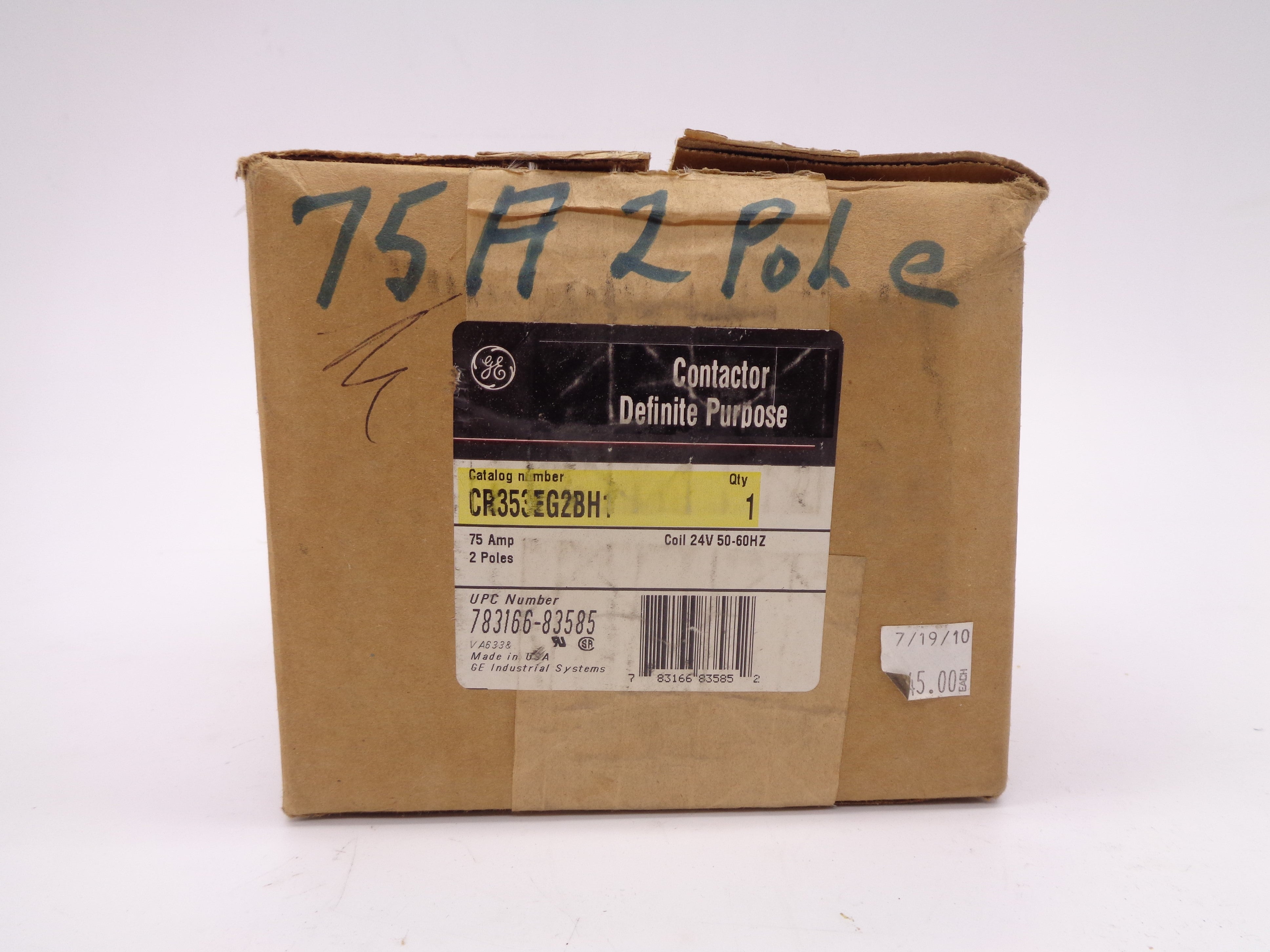 GENERAL ELECTRIC CR353EG2BH1 24V NSMP