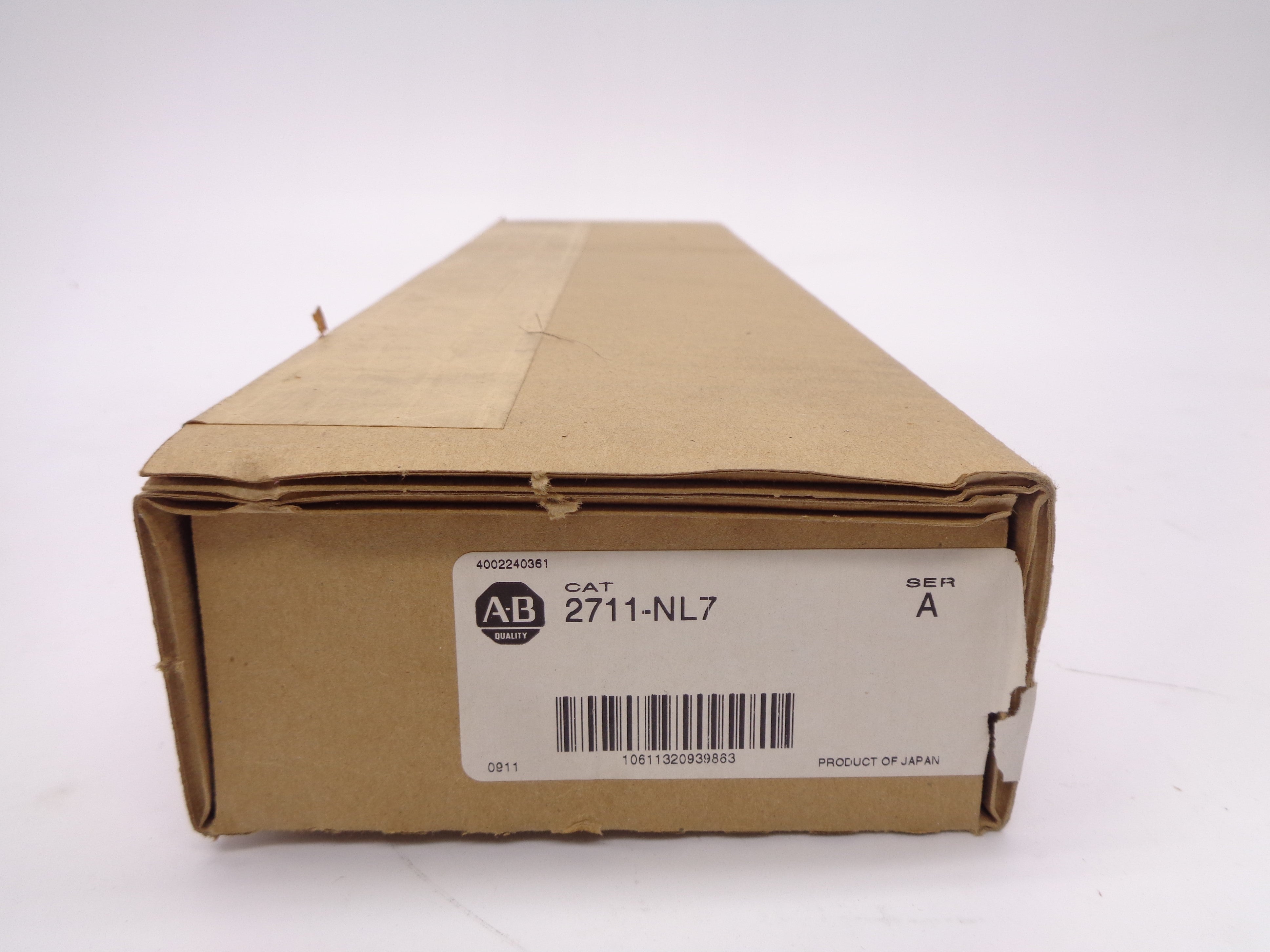 ALLEN BRADLEY 2711-NL7 SER. A NSMP (BR/WH)