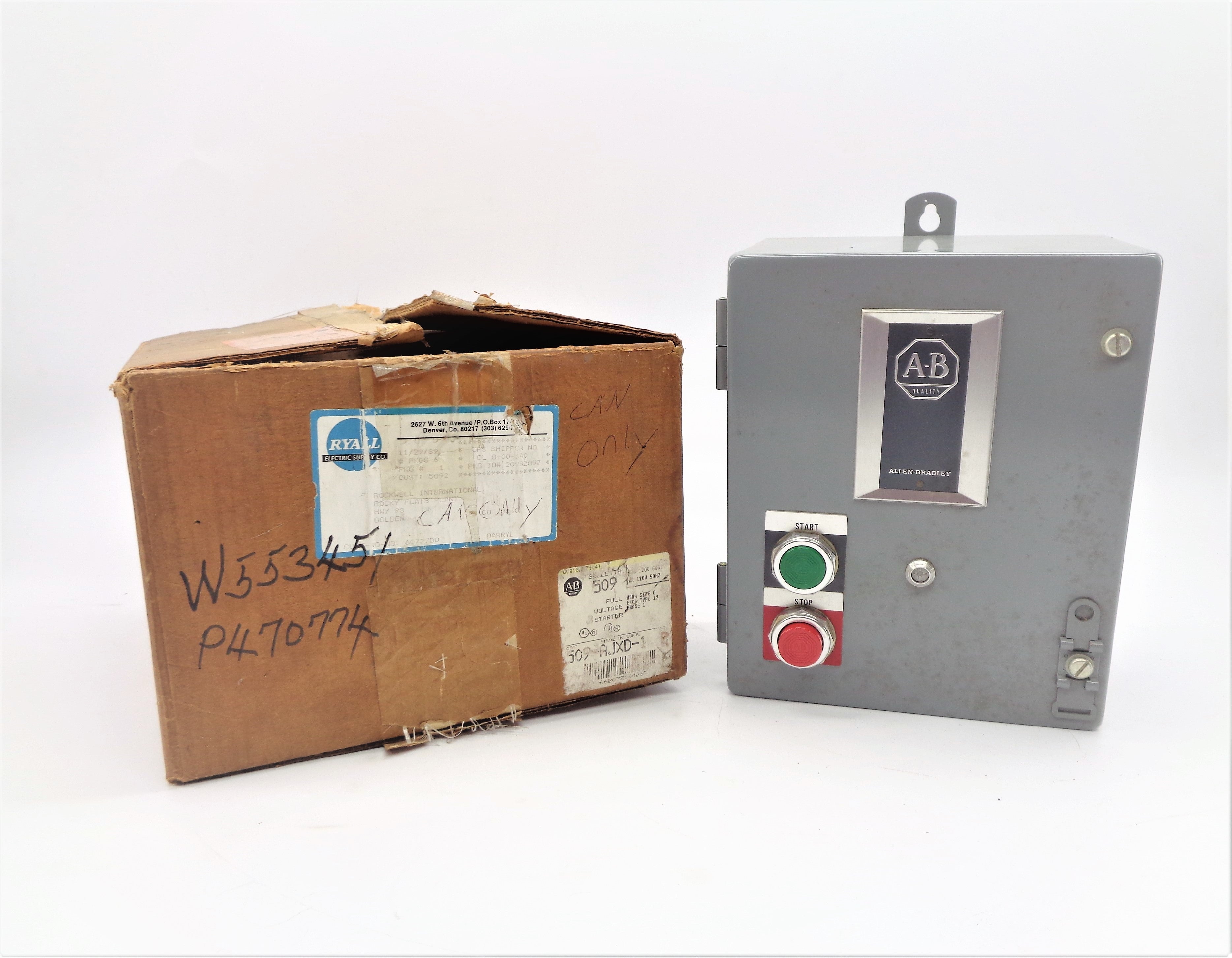 INDUSTRIAL SPARE PART 509-AJXD-1 SER. B NSMP (BR/YL)