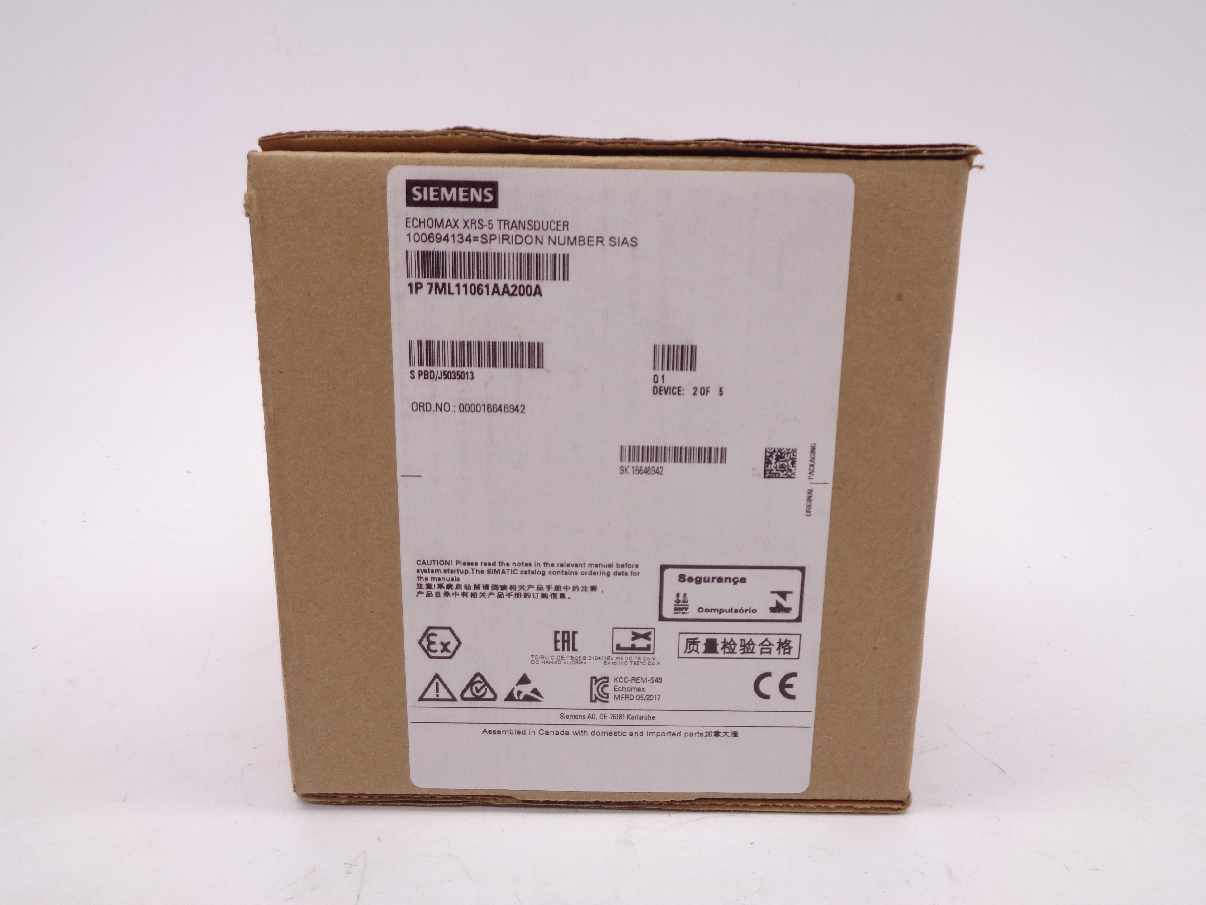 SIEMENS 7ML11061AA200A (XRS-5) NSMP