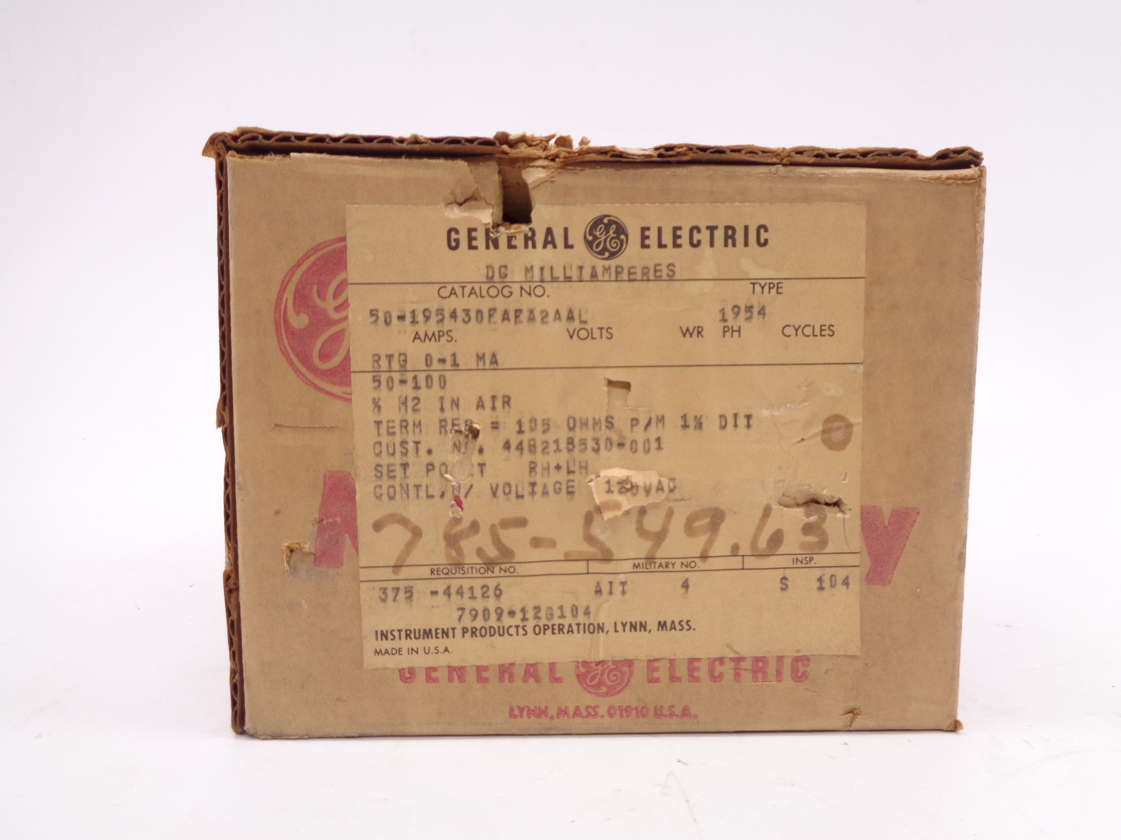 GENERAL ELECTRIC 50-195430FAFA2AAL NSMP