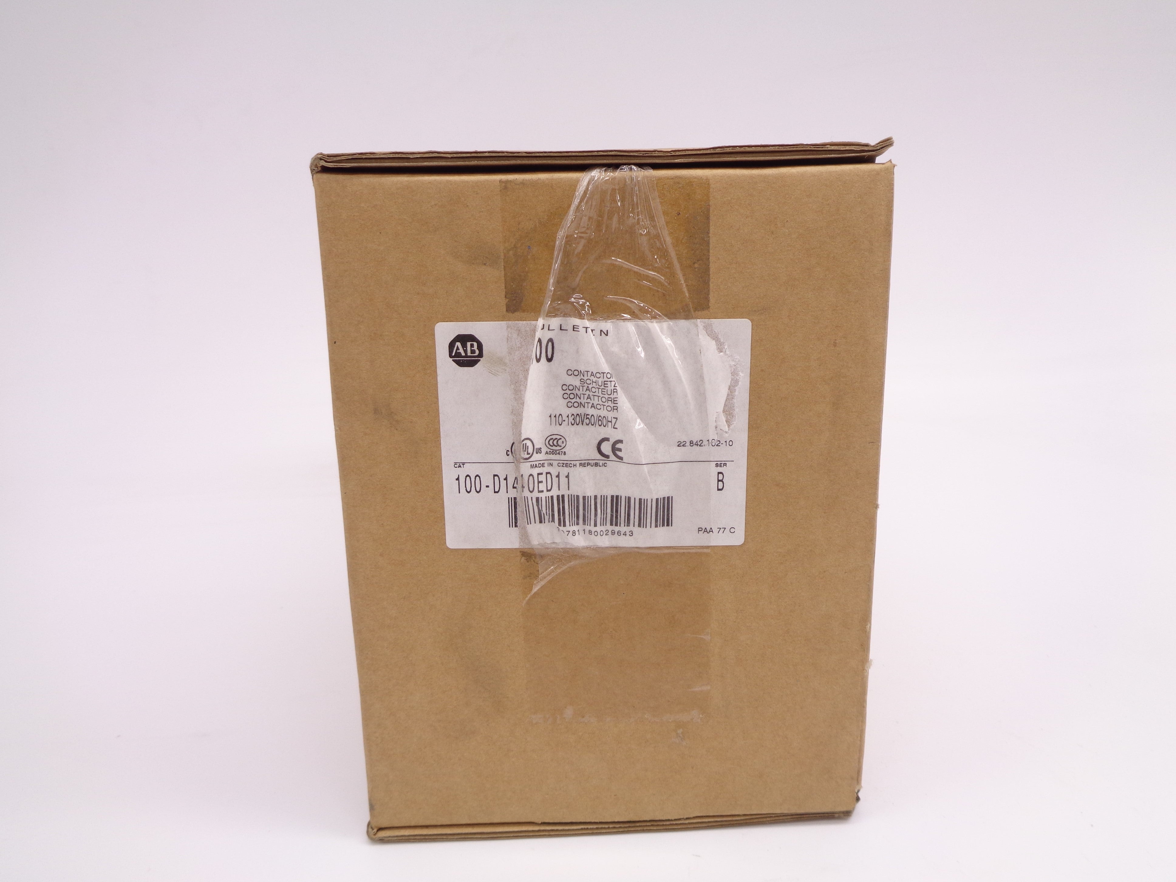 ALLEN BRADLEY 100-D140ED11 130V SER. B (BR/WH) NSMP