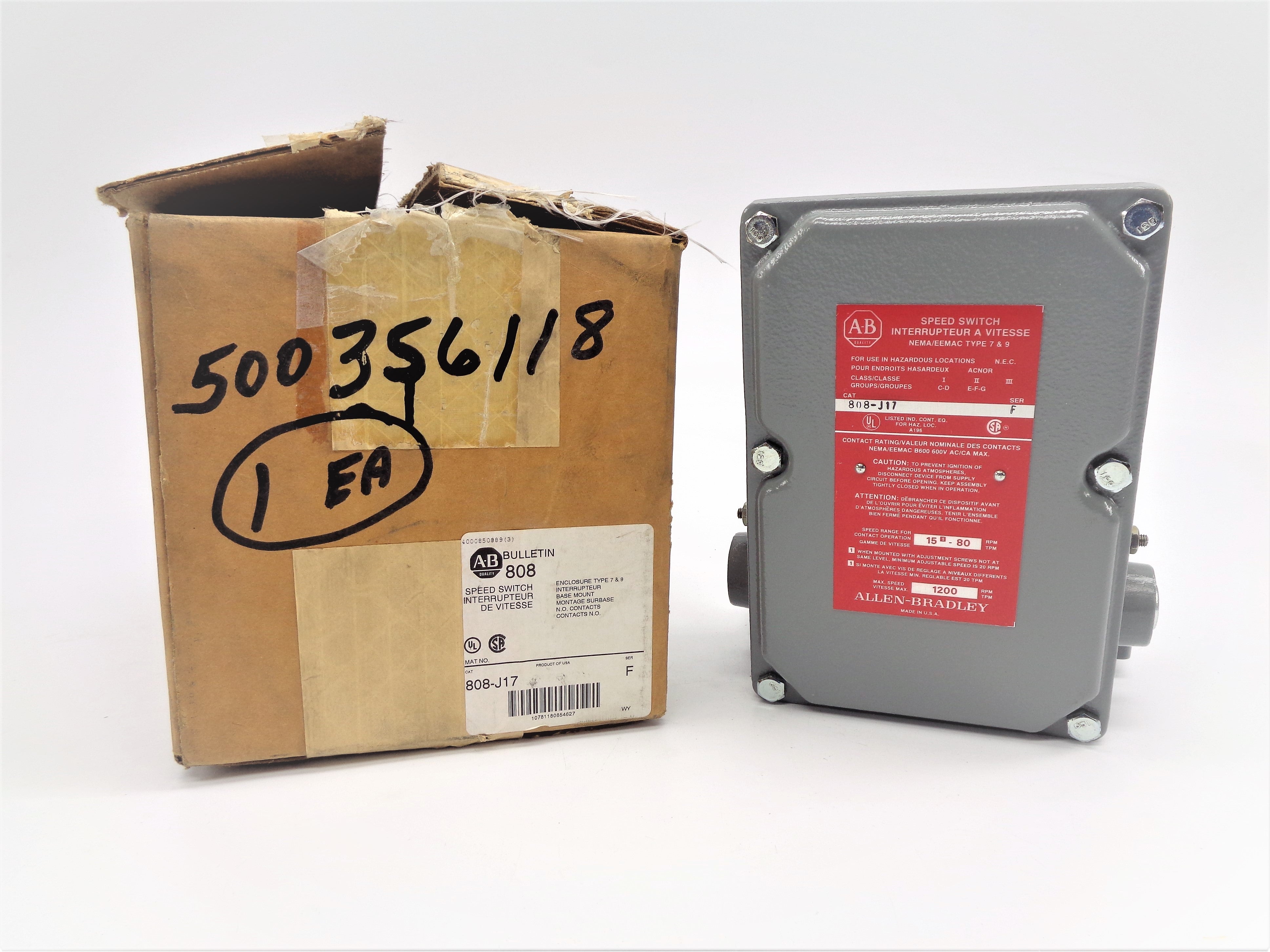 INDUSTRIAL SPARE PART 808-J17 SER. F (BR/WH) NSMP