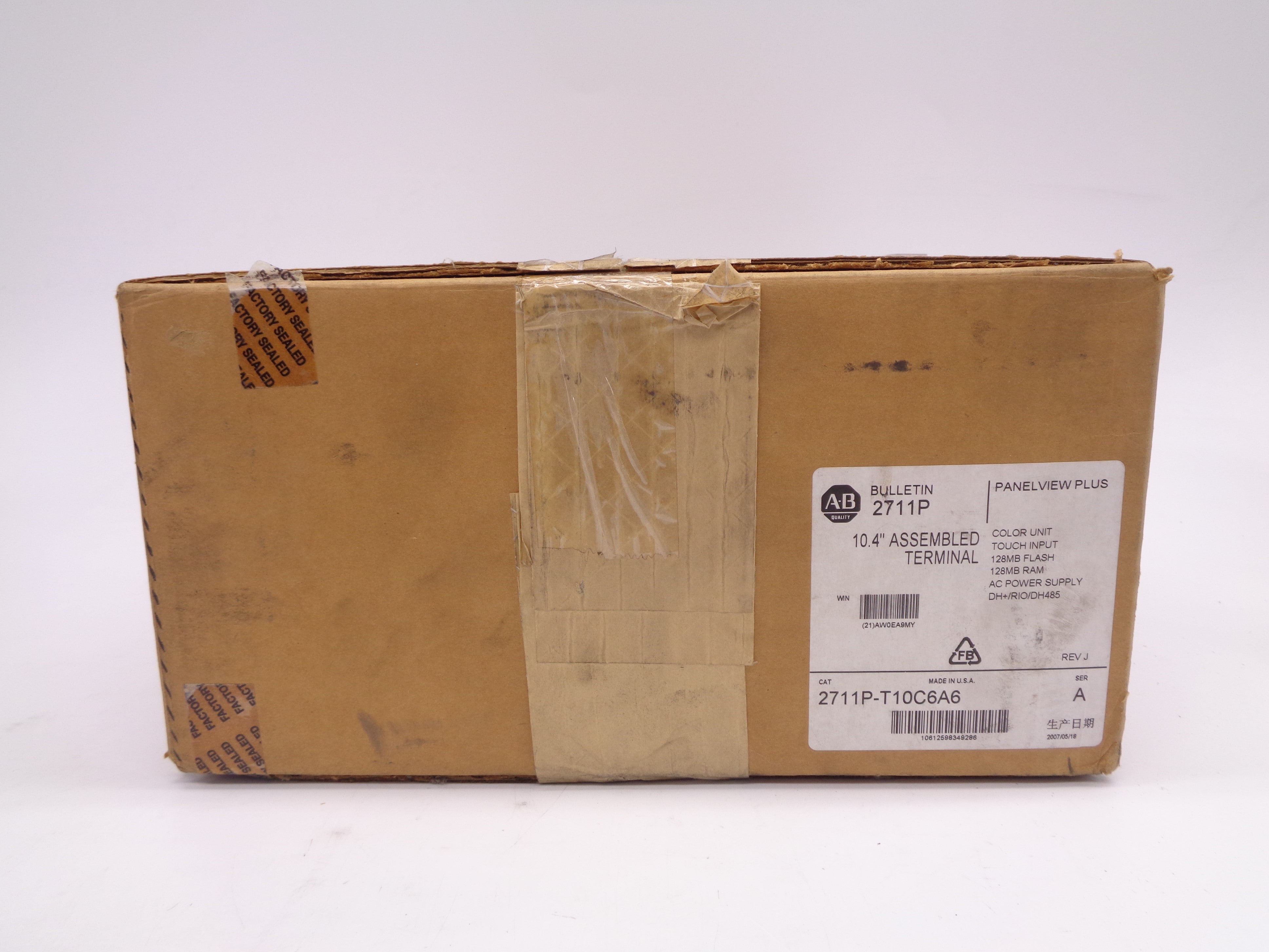 INDUSTRIAL SPARE PART 2711P-T10C6A6 SER. A (BR/WH) NSMP