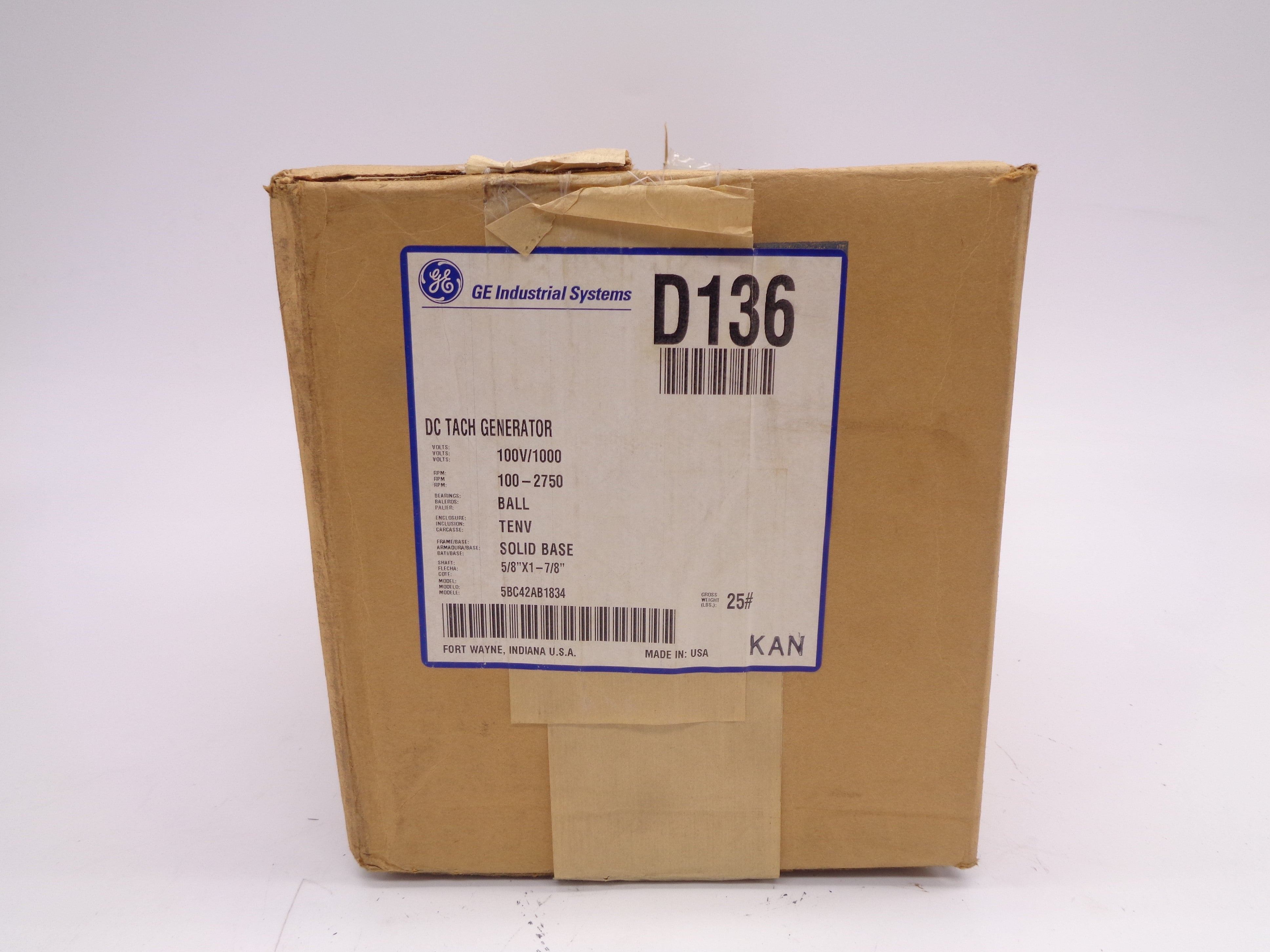 GENERAL ELECTRIC 5BC42AB1834 NSMP