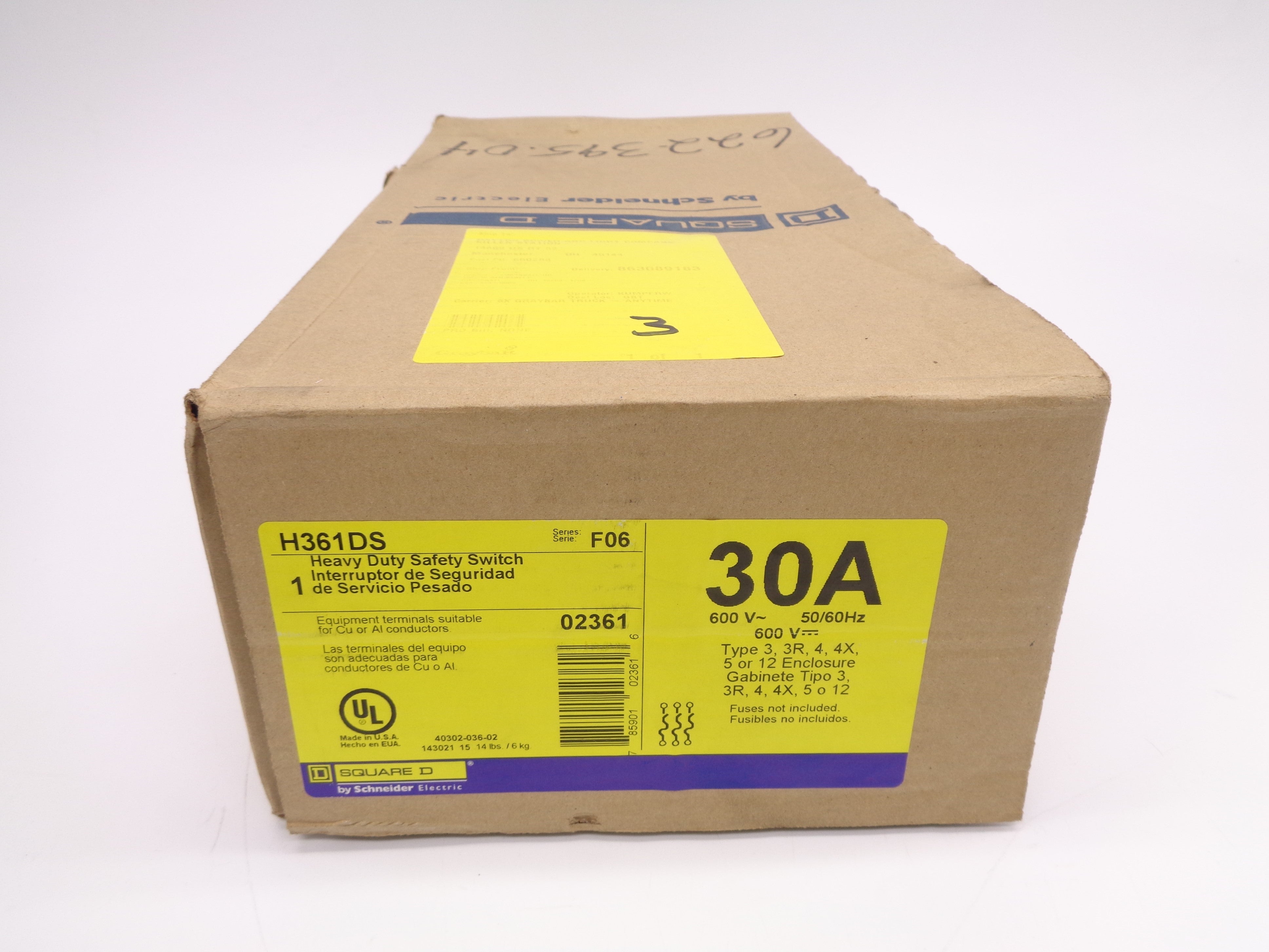 SQUARE D H361DS SER. F06 NSMP
